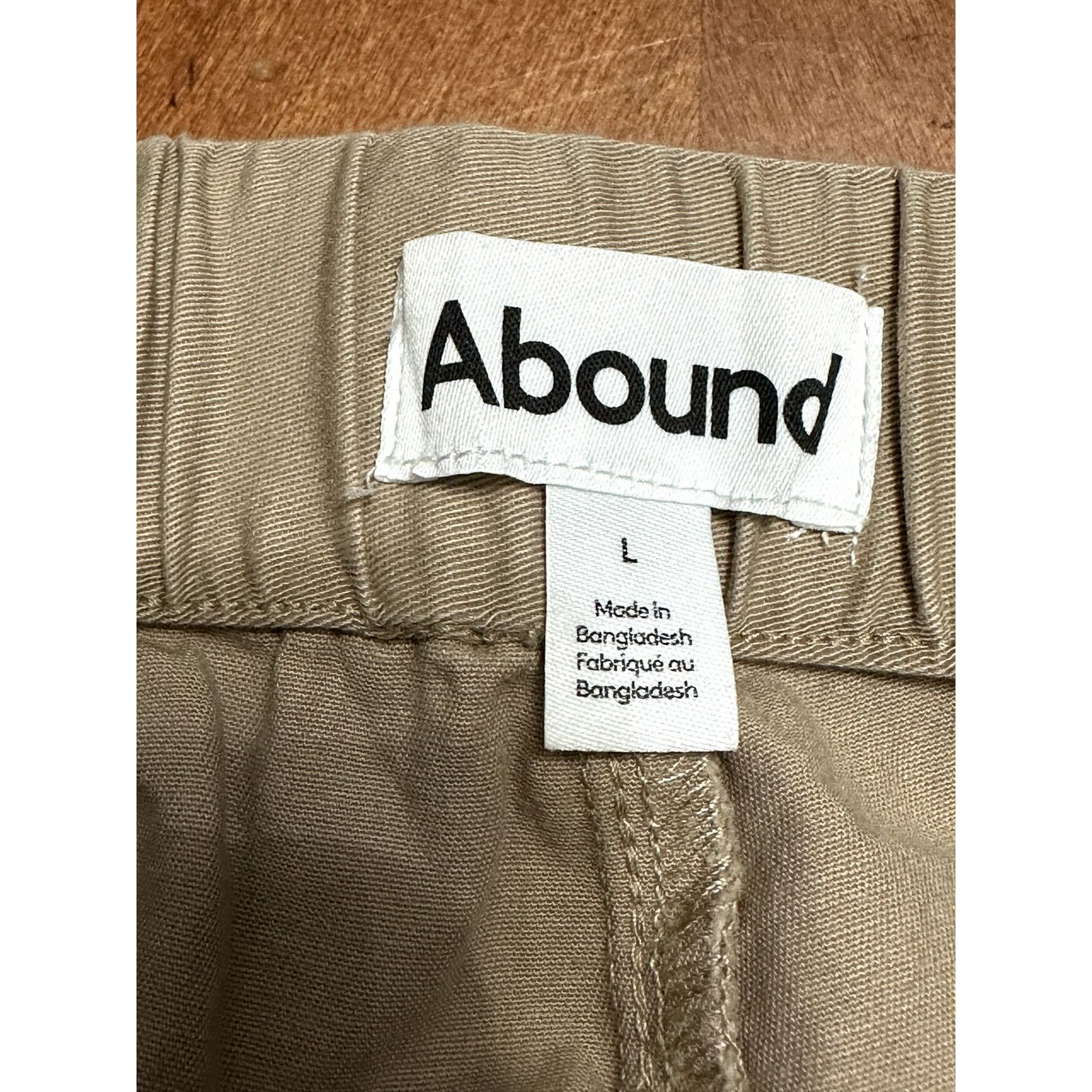 Other Abound Shorts Cargo Drawstring Elastic Tan/Khaki Men's L NWT Size US 34 / EU 50 - 8 Thumbnail