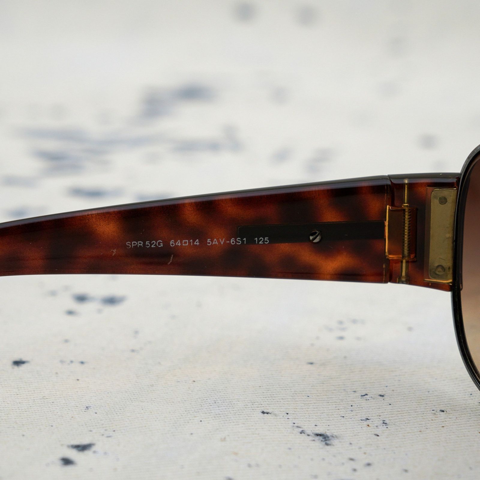 Prada Prada gradient brown aviator silver logo sunglasses Size ONE SIZE - 6 Thumbnail