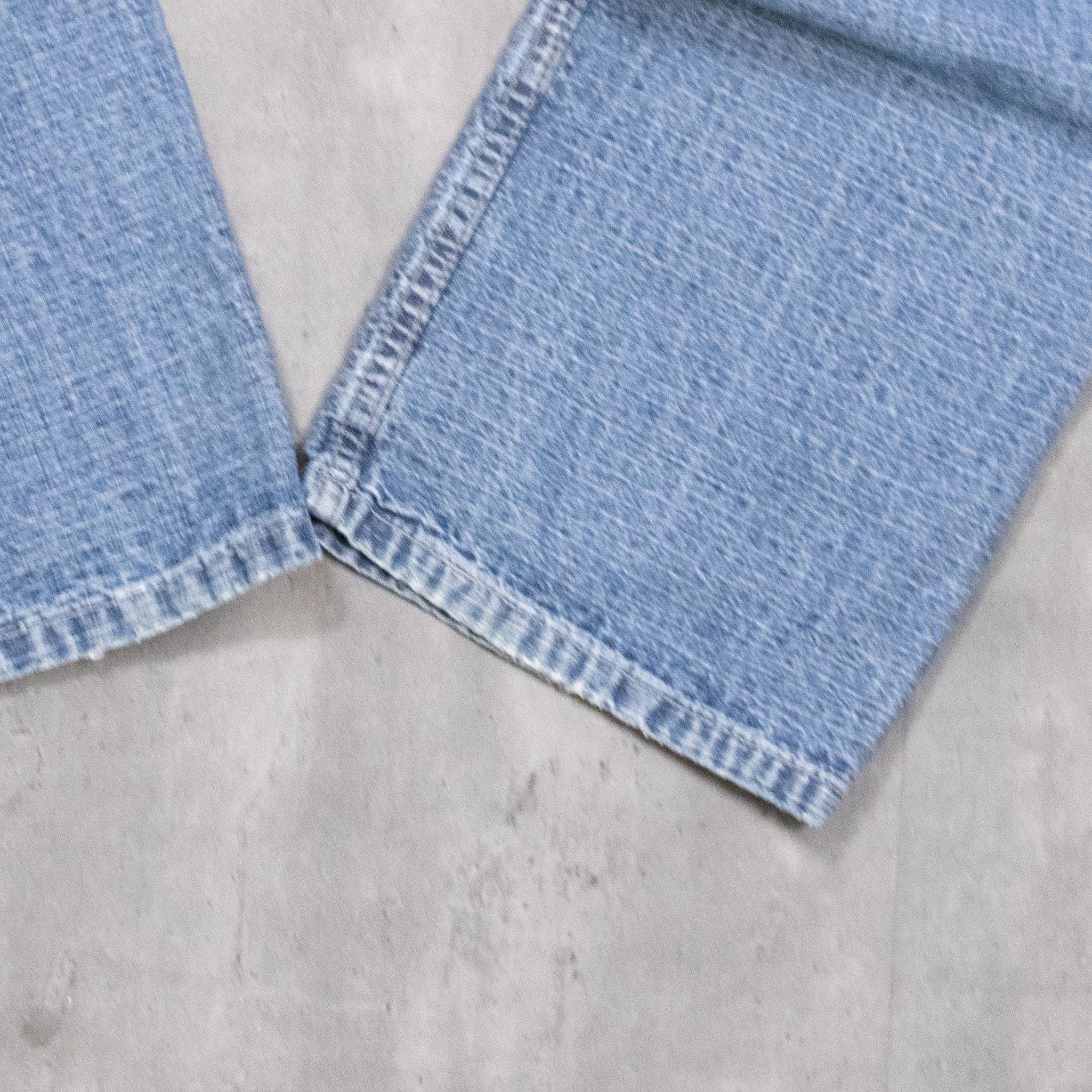 Japanese Brand Vintage 1990's Tall Girl Baggy Relax Fit Denim Pant's Size US 28 / EU 44 - 15 Thumbnail