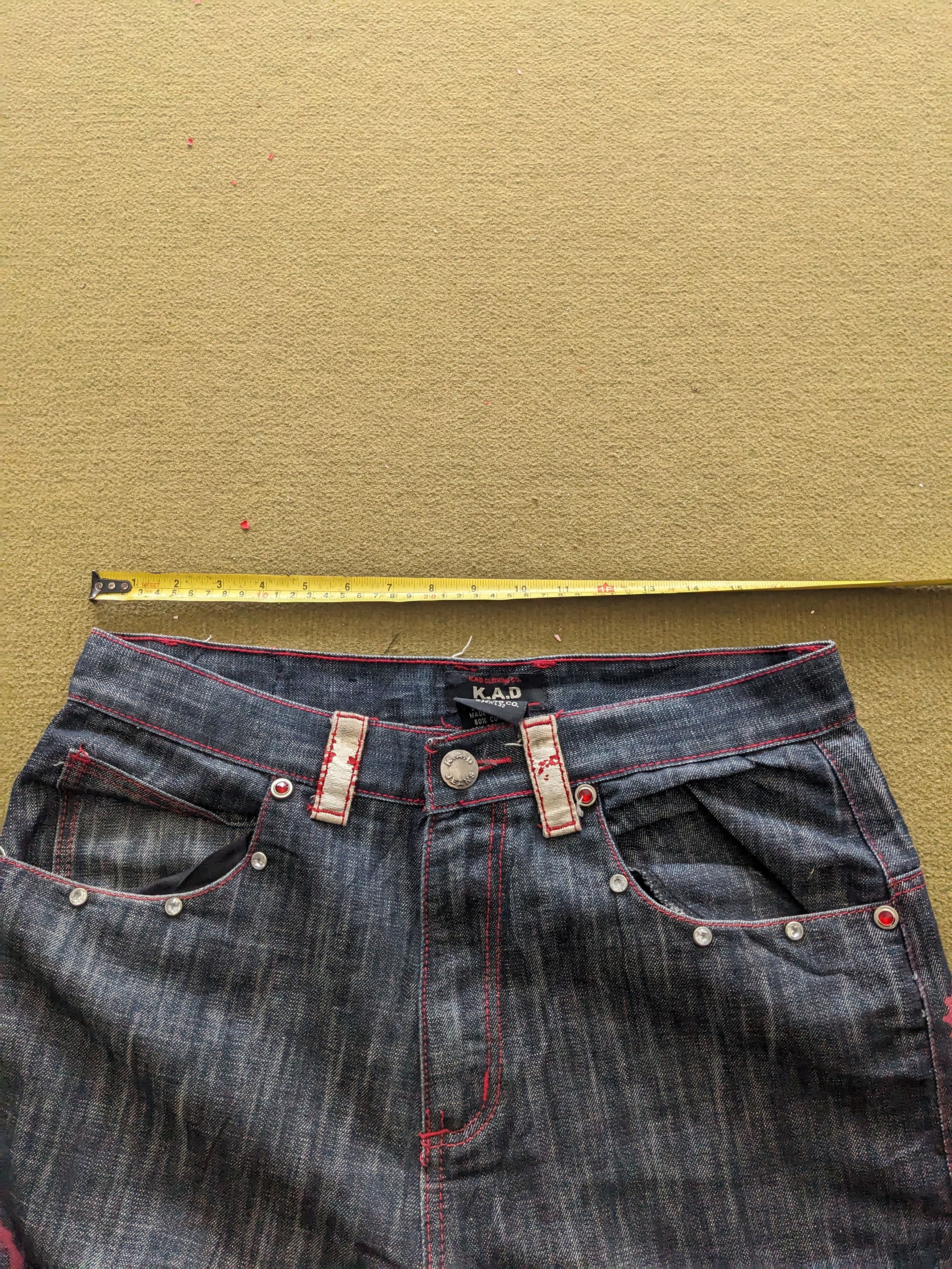 Japanese Brand Vintage K.A.D Designer Brand Denim Jeans Size US 32 / EU 48 - 6 Thumbnail