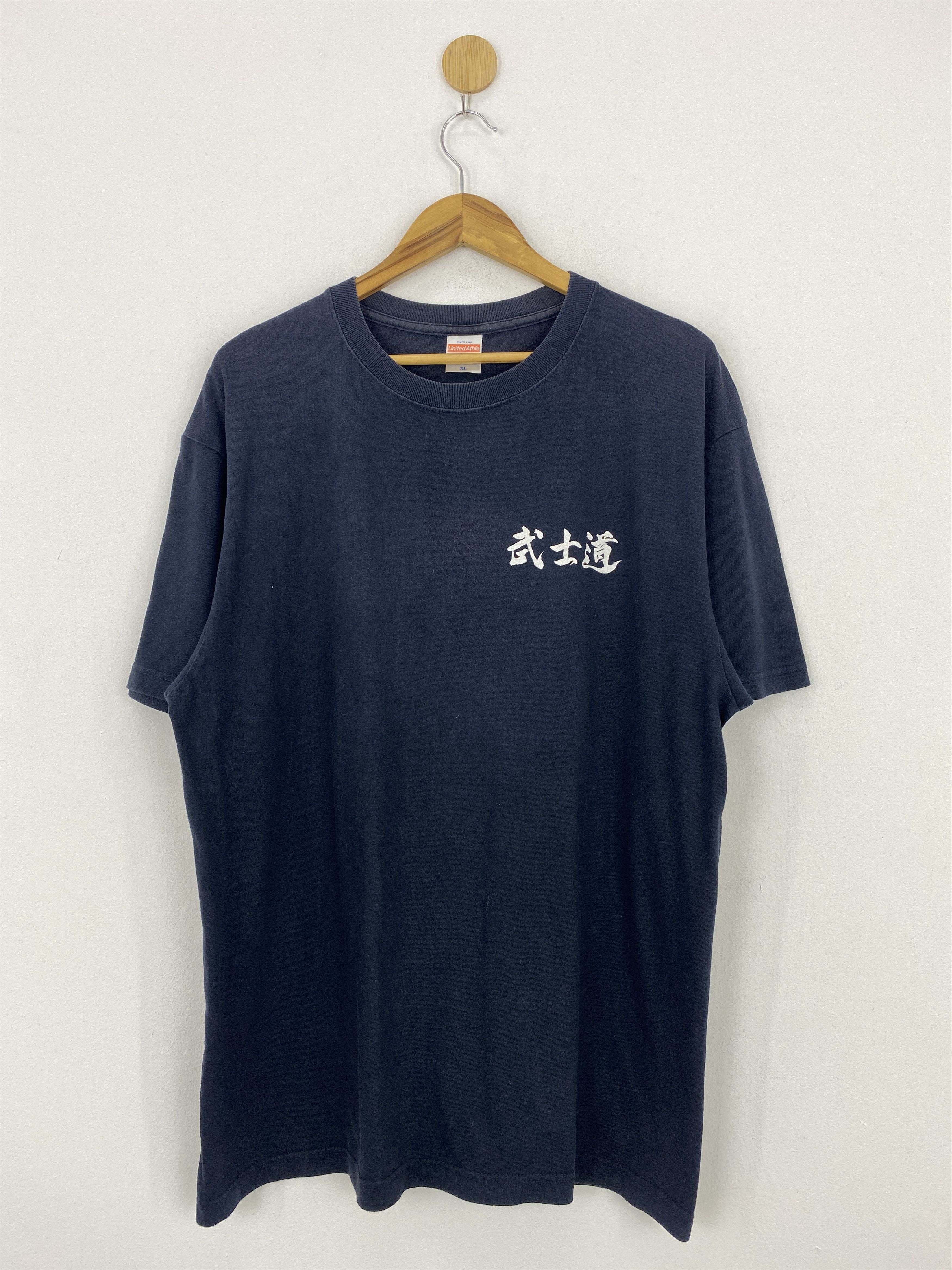 Vintage Vintage Japanese Brand Samurai Printed Tee TA0505 Size US XL / EU 56 / 4 - 3 Thumbnail