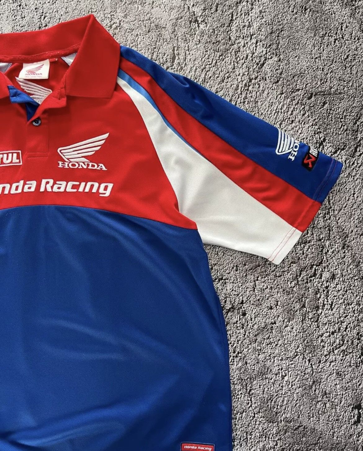 Honda × Vintage Honda Racing Polo Shirt Size XXL Size US XXL / EU 58 / 5 - 4 Thumbnail