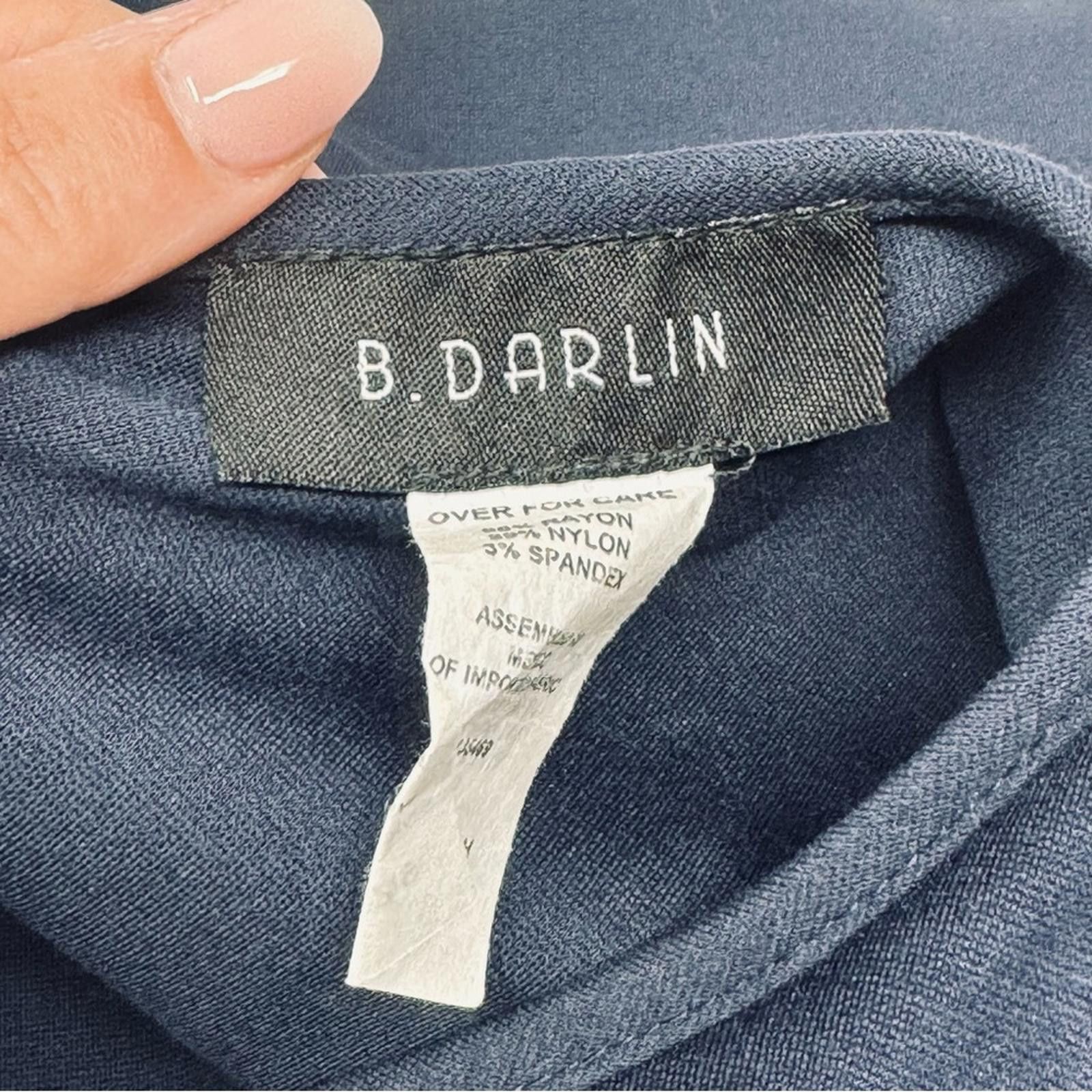 Designer B. Darlin. Fit and Flare Blue Cut-Out Dress. Size 5/6. Size M / US 6-8 / IT 42-44 - 3 Thumbnail