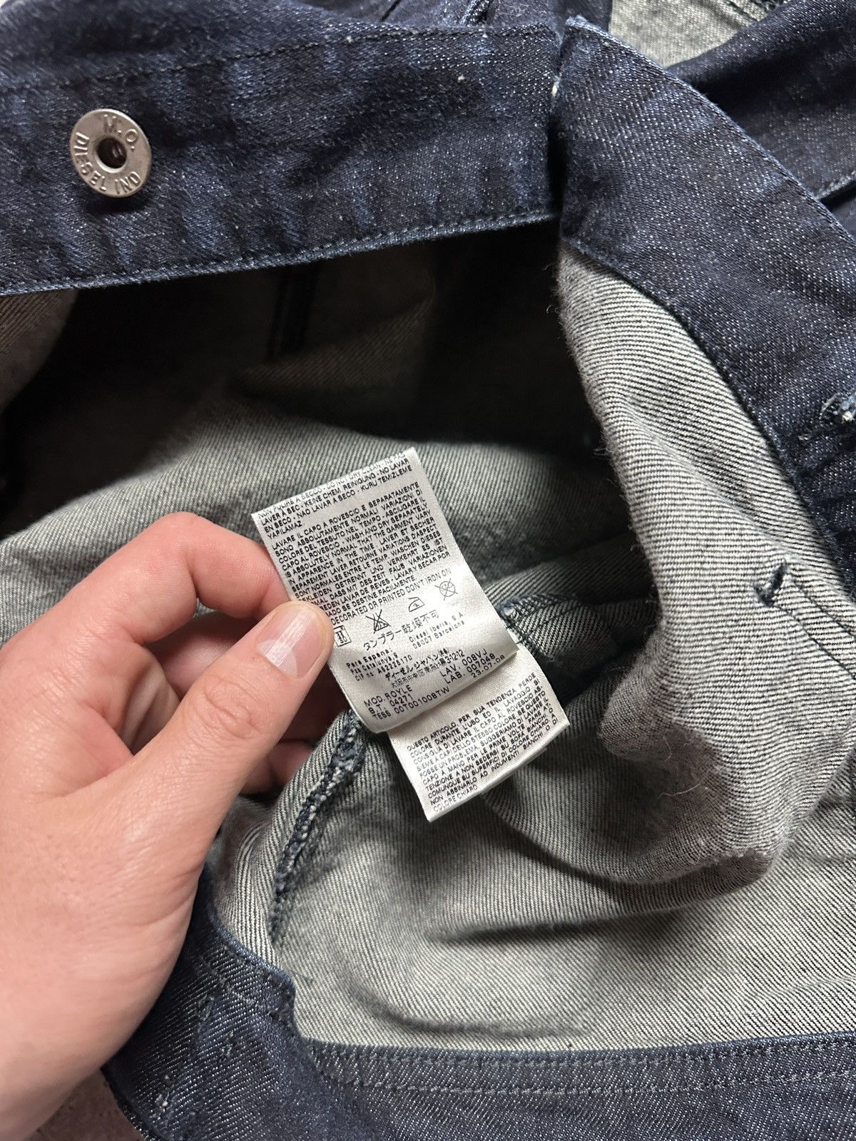 Diesel Diesel Vintage Denim Pockets Jacket Size L / US 10 / IT 46 - 11 Thumbnail