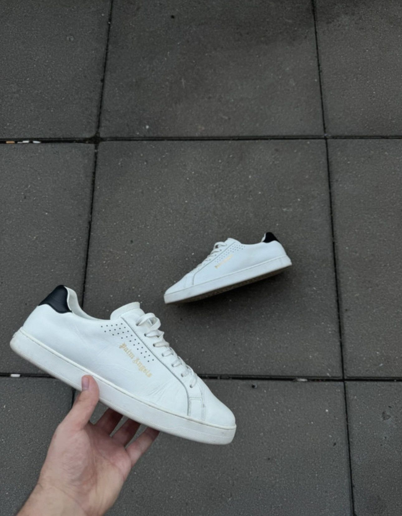 Palm Angels Palm Angels White Sneakers Size US 10 / EU 43 - 1 Thumbnail