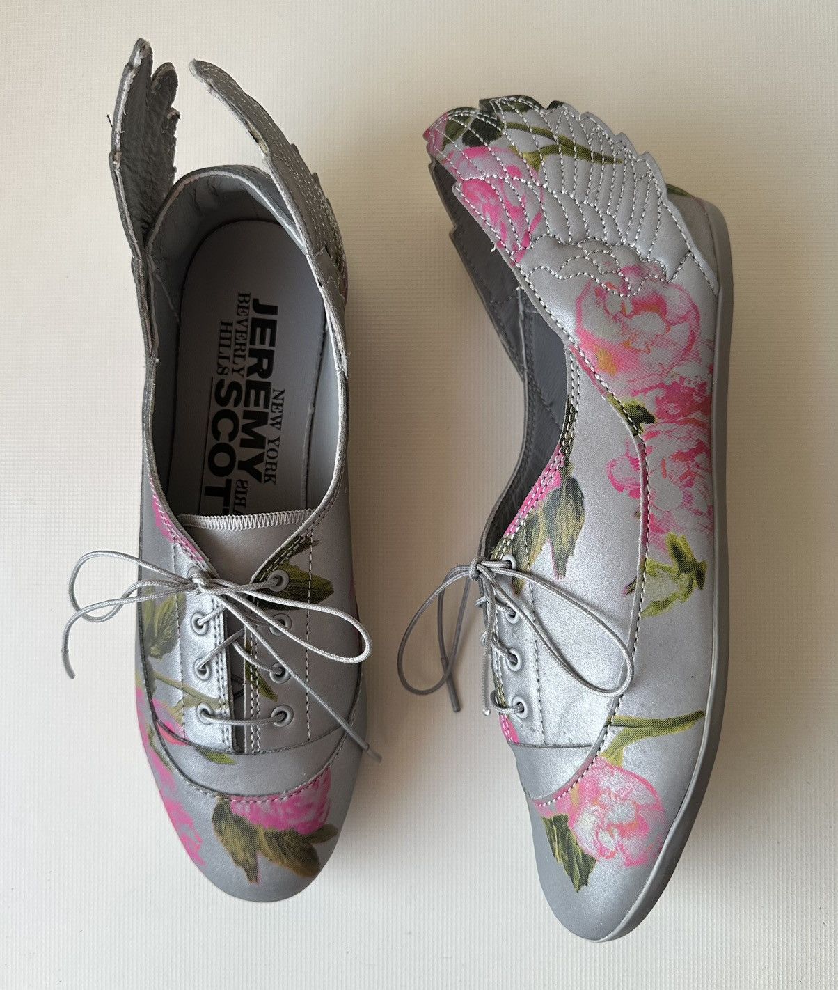 Adidas × Jeremy Scott Adidas Jeremy Scott Wings ballet flats reflective floral Size US 7 / IT 37 - 3 Thumbnail