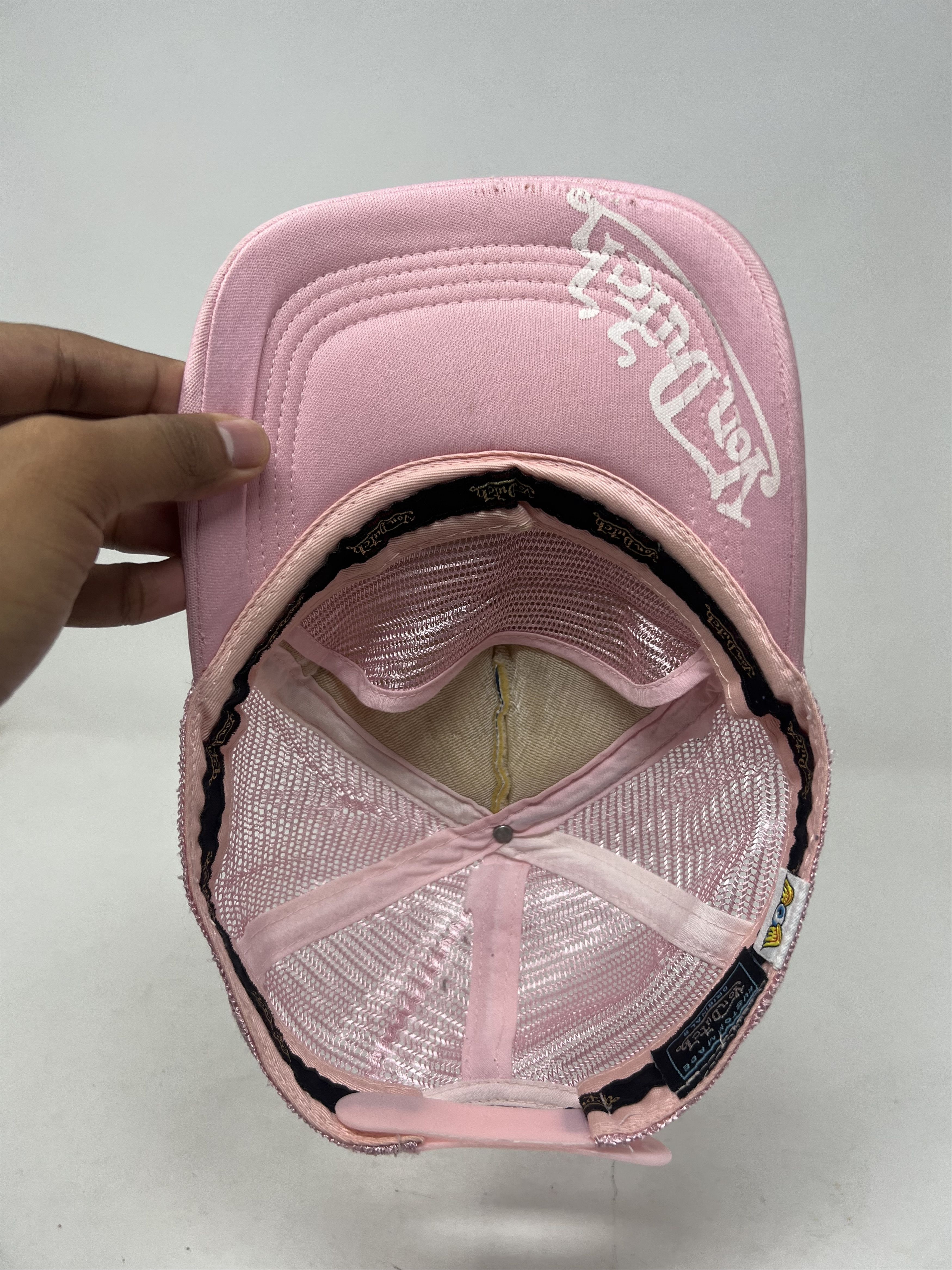 Von Dutch Von Dutch Pink Trucker Hat Size ONE SIZE - 10 Thumbnail
