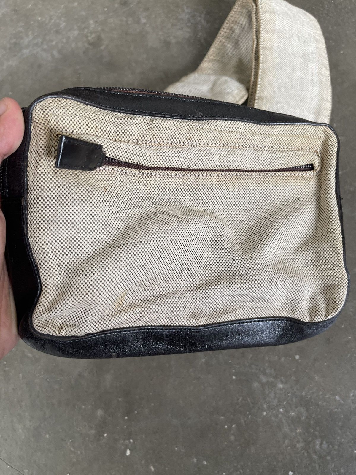 Prada SS1999 Prada Linen Waist Bag Size ONE SIZE - 3 Thumbnail
