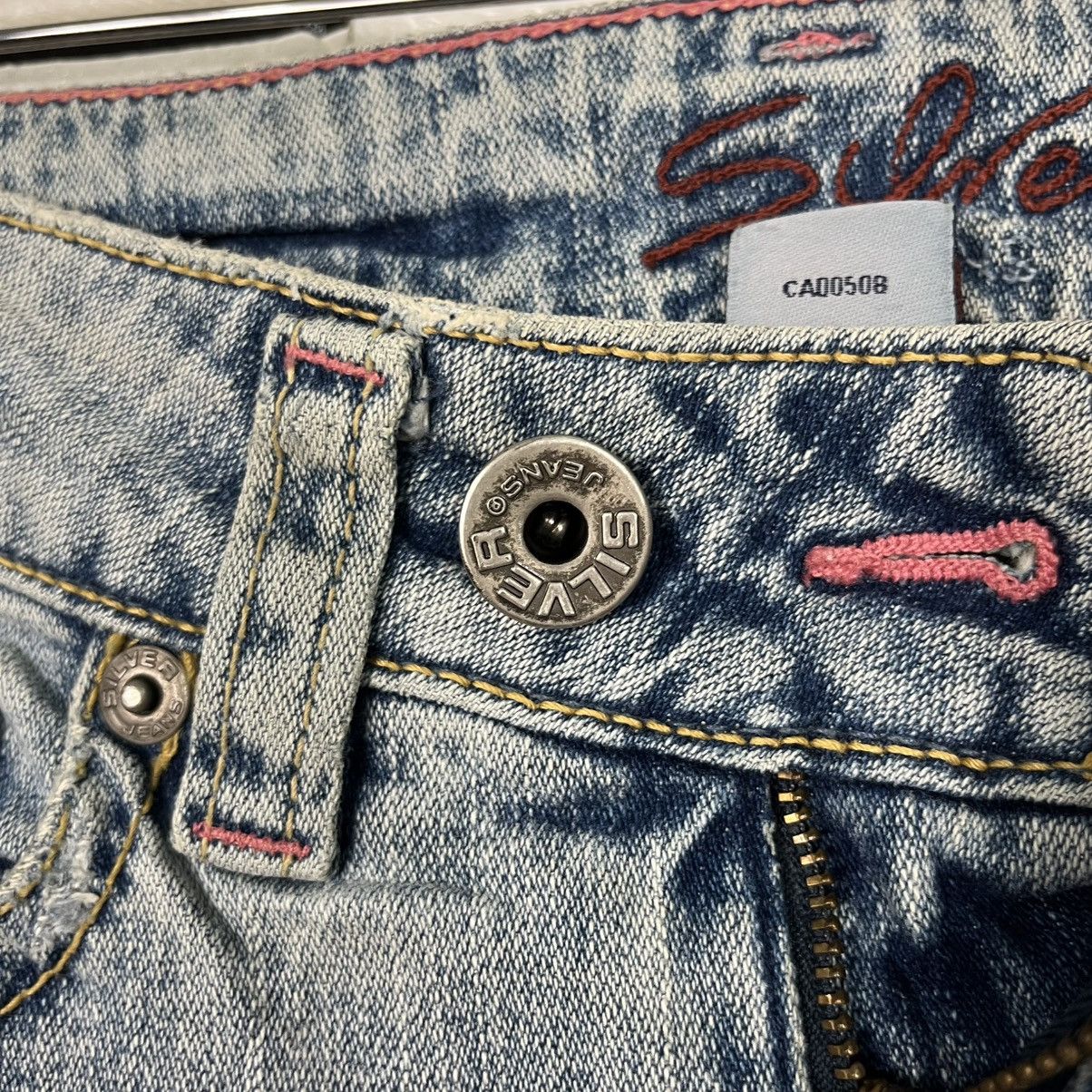 Silver Jeans Co. Vintage Silver Jeans Workwear Denim Size 26" / US 2 / IT 38 - 17 Thumbnail