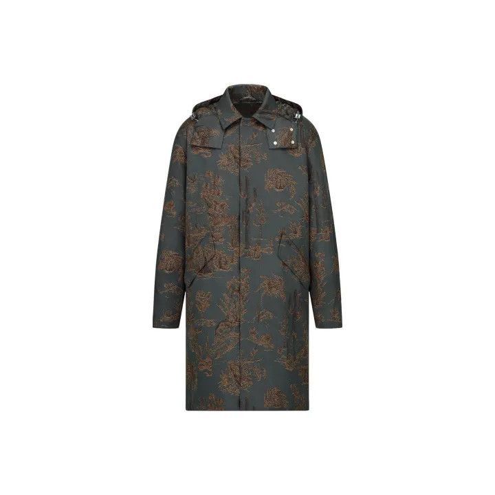 Dior Dior Dior x Travis Scott Plant Pattern Parachute Coat 0079 Size US L / EU 52-54 / 3 - 1 Thumbnail