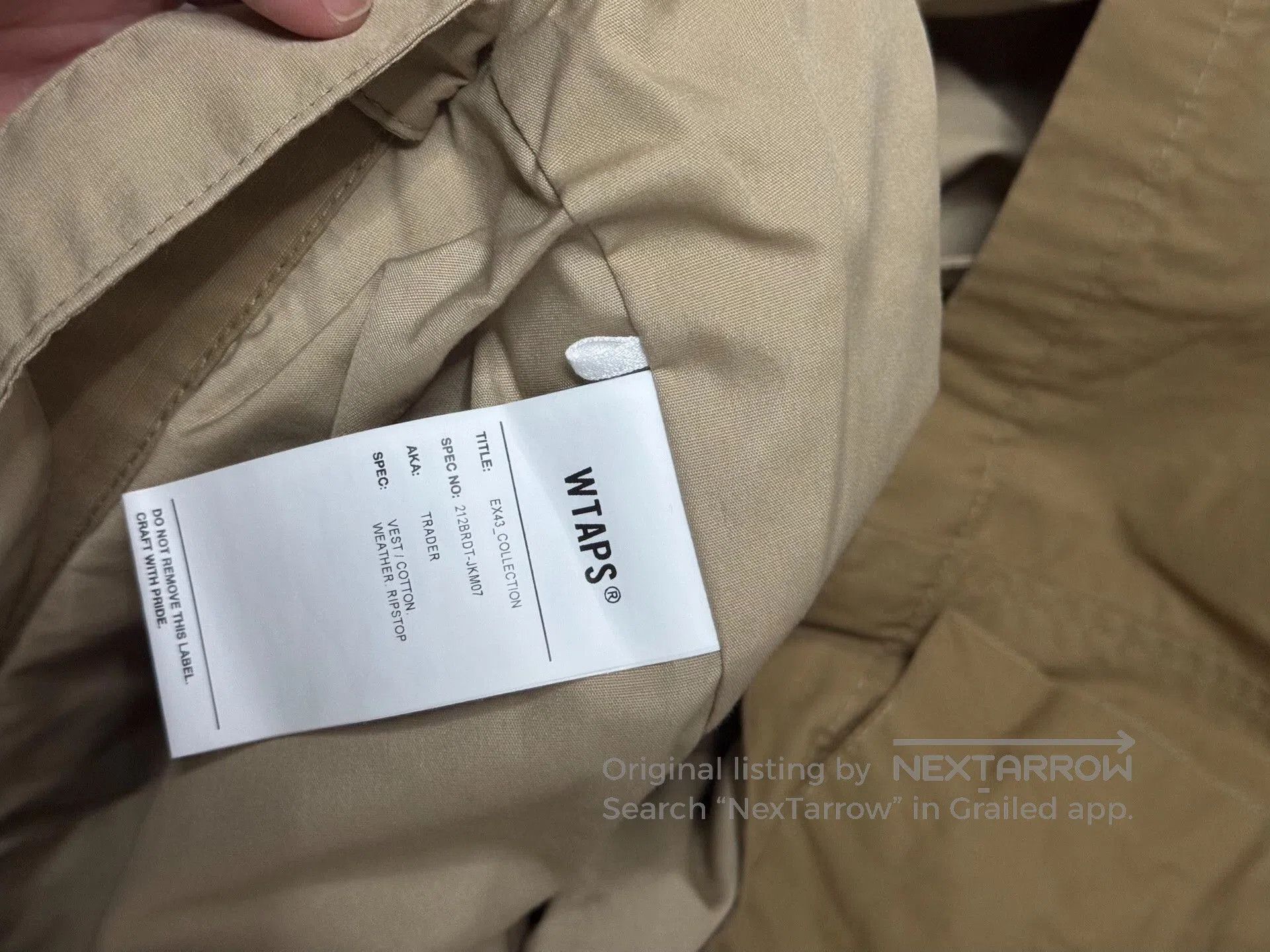 Wtaps WTAPS 21AW TRADER VEST. Size US L / EU 52-54 / 3 - 8 Thumbnail