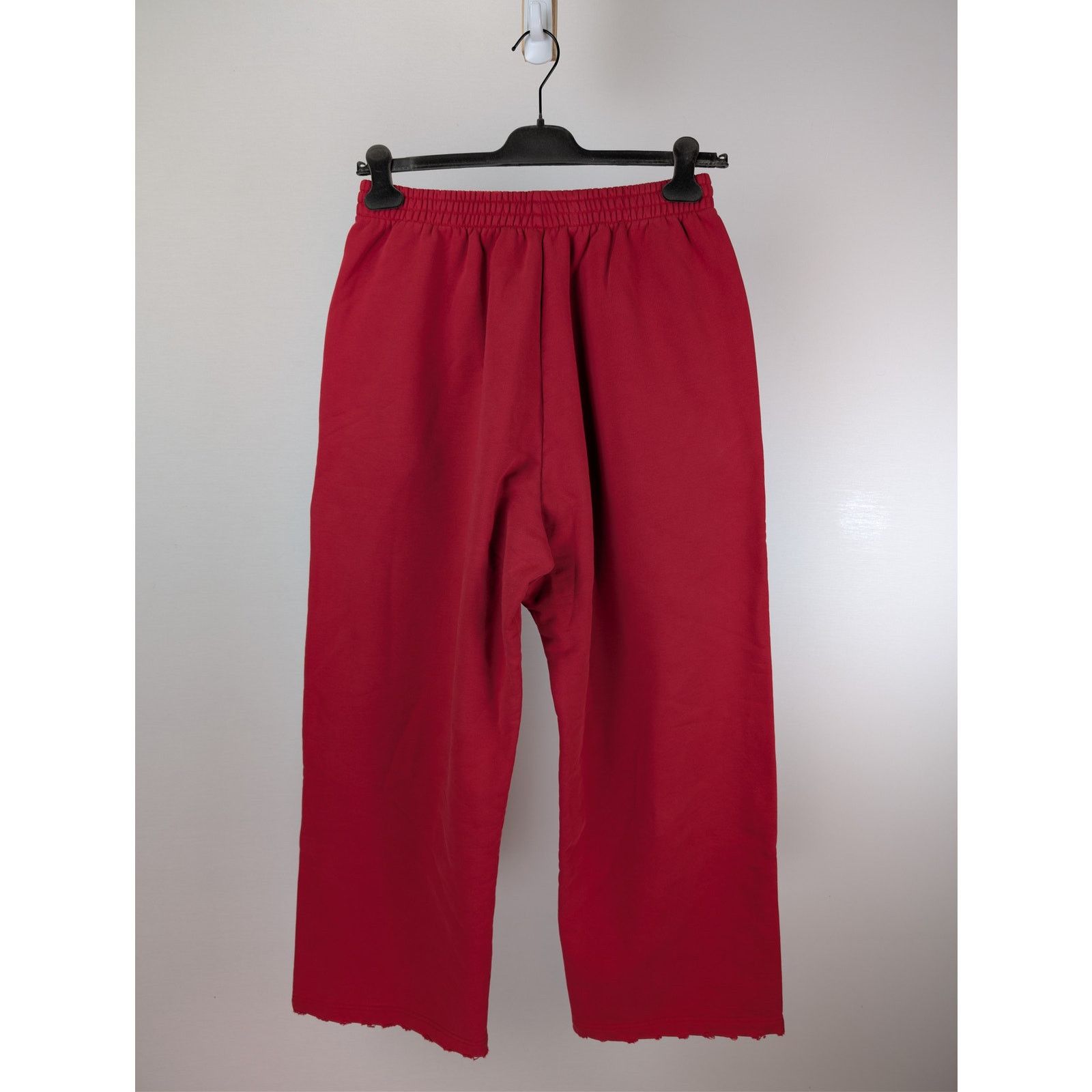 Balenciaga o1rshd1 Baggy Sweatpants Trousers in Red/black Size US 30 / EU 46 - 13 Thumbnail