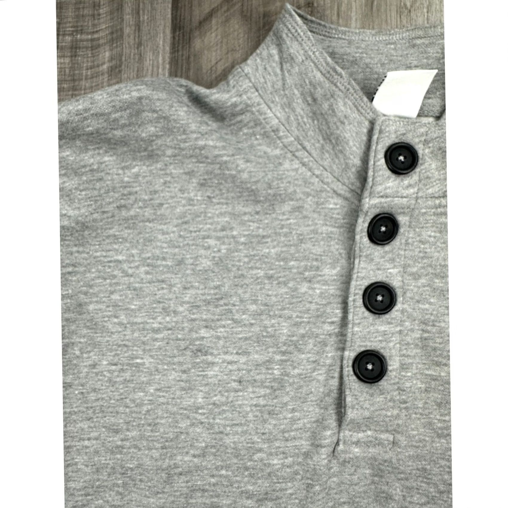 Champion UTEP Miners Champion Heather Gray Henley Pullover Sweatshirt - 2XL Mens Gray Pullover Sweatshirt Champion Men 2XL Heather Gray UTEP Miners Humidity? Size US XXL / EU 58 / 5 - 6 Thumbnail