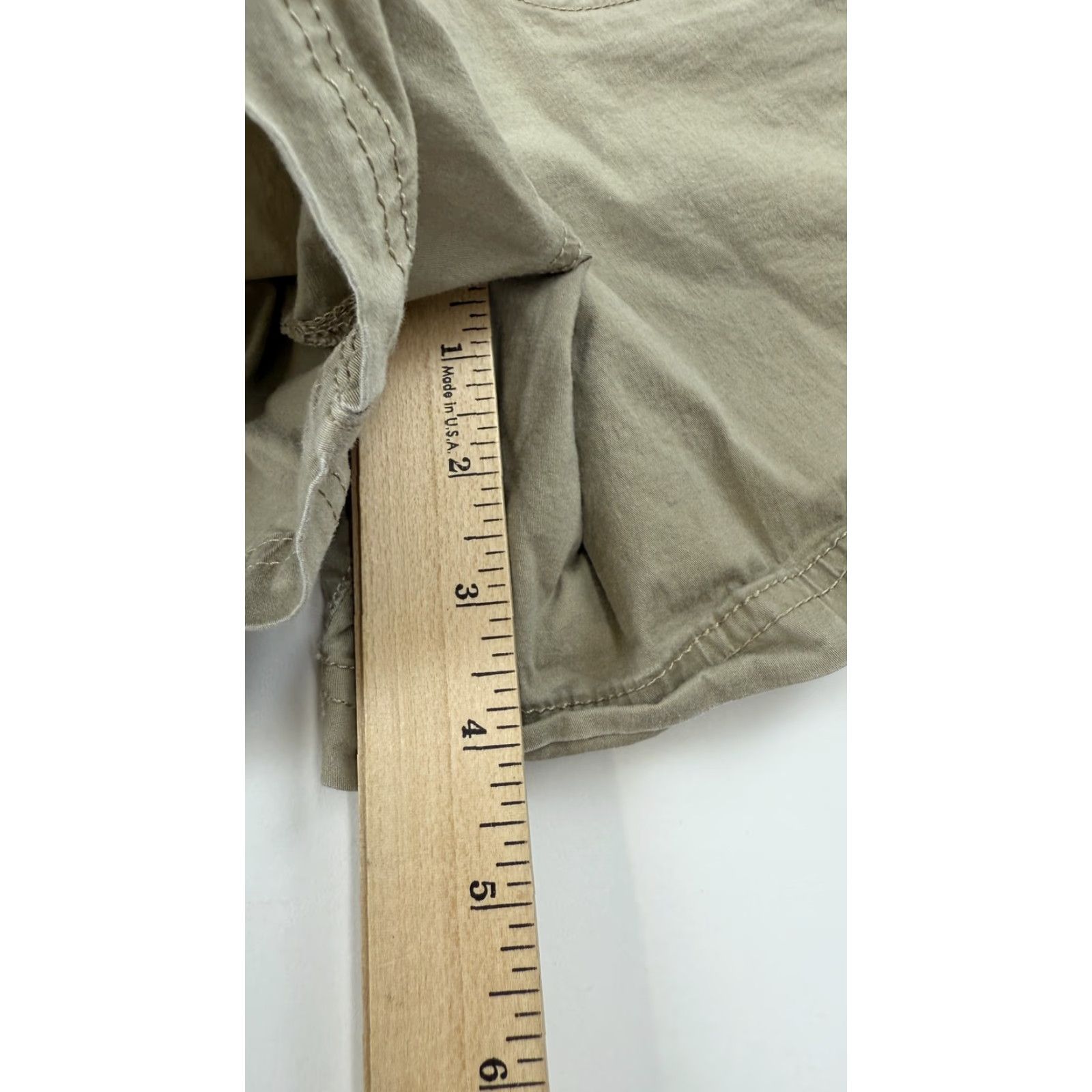 Eddie Bauer Eddie Bauer Shorts Womens 10 Khaki Beige Casual Stretch Chino Summer Pockets Size 32" / US 10 / IT 46 - 6 Thumbnail
