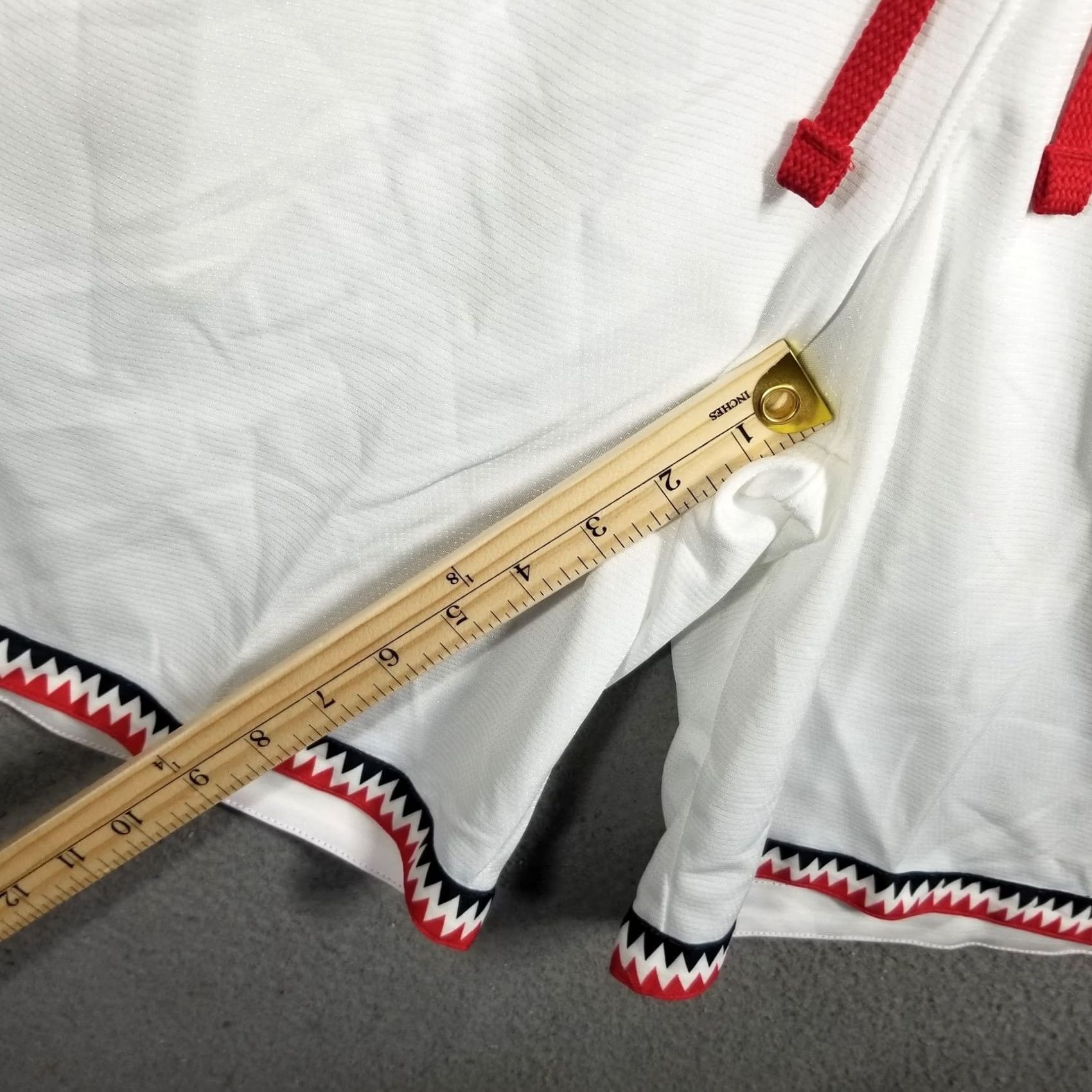 Nike Nike Shorts Mens M Dri-fit DNA Air Basketball Loose Fit White Red Retro 90s Mens Size US 31 - 6 Thumbnail