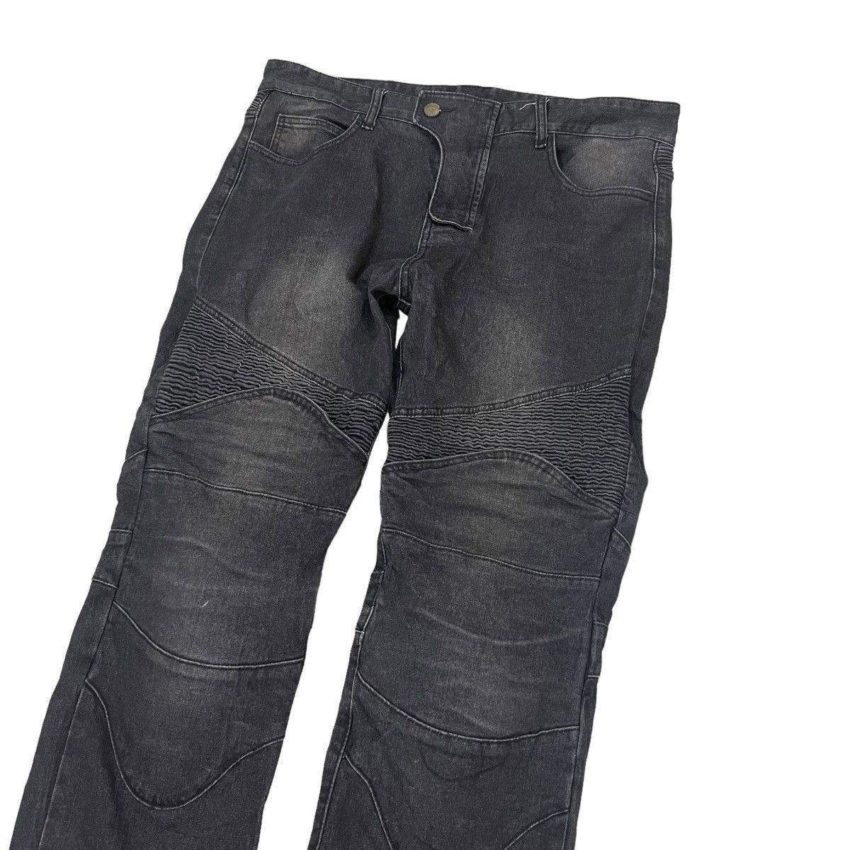 Le Grande Bleu (L.G.B.) 🔥Vintage VOLERO Padded Biker Trousers Pants Size US 36 / EU 52 - 5 Thumbnail