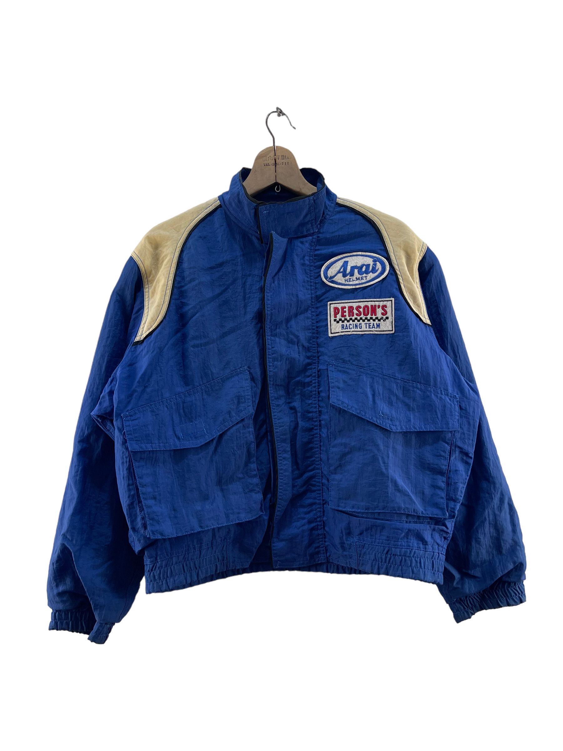 Japanese Brand Vintage Japan Persons Racing Team Bomber Jacket Size US L / EU 52-54 / 3 - 1 Thumbnail