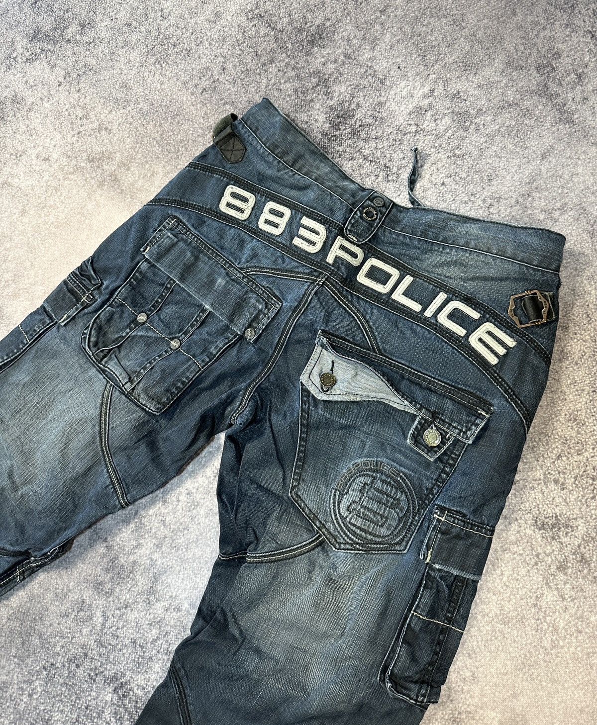 Japanese Brand Y2K Casual Jeans Cargo Denim Streetwear Rare Multipocket VTg Size US 32 / EU 48 - 4 Thumbnail