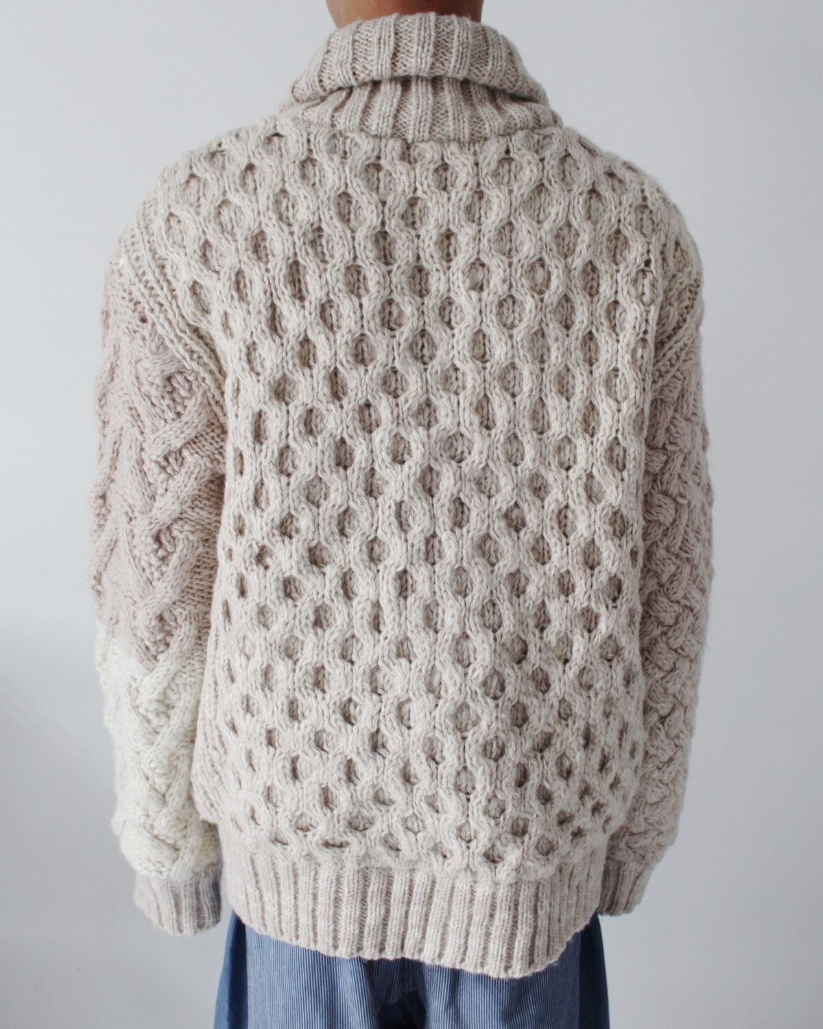 Japanese Brand AW2016 JOHN BULL HAND MADE KNIT SHAWL COLLAR CARDIGAN Size US M / EU 48-50 / 2 - 4 Thumbnail