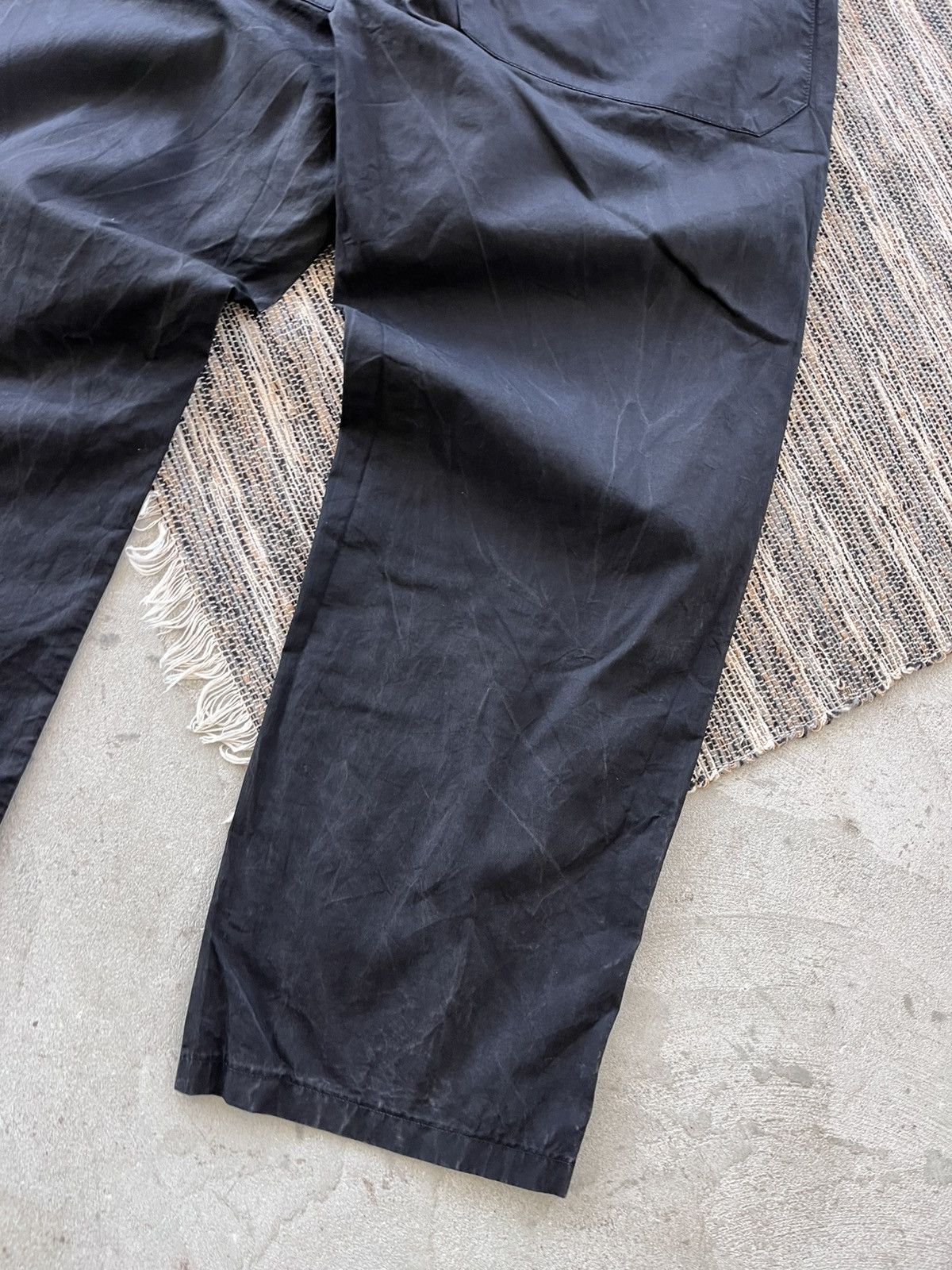 Armani Vintage Armani Black Jeans 36 Wide Fit Waxed Style Luxury Size US 36 / EU 52 - 12 Thumbnail