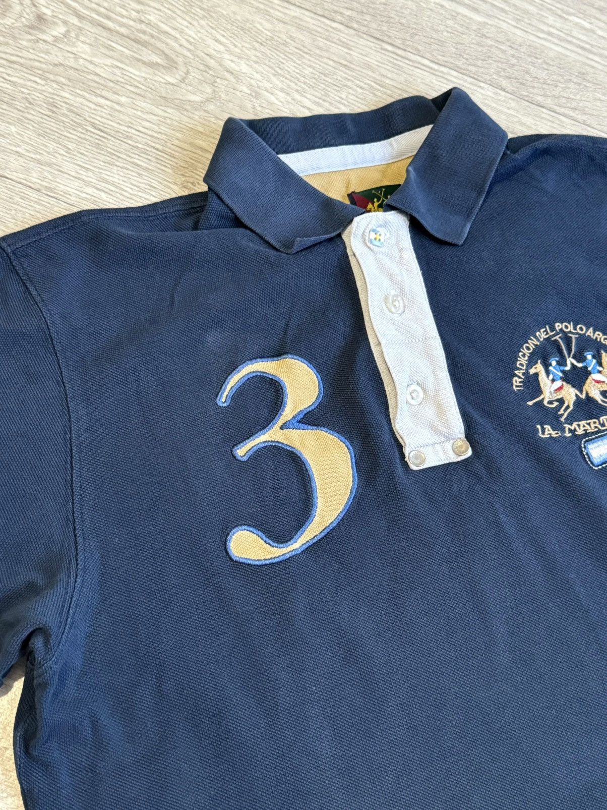 La Martina 🔷Vintage La Martina Argentina Polo T-shirt 90s🔷 Size US M / EU 48-50 / 2 - 5 Thumbnail