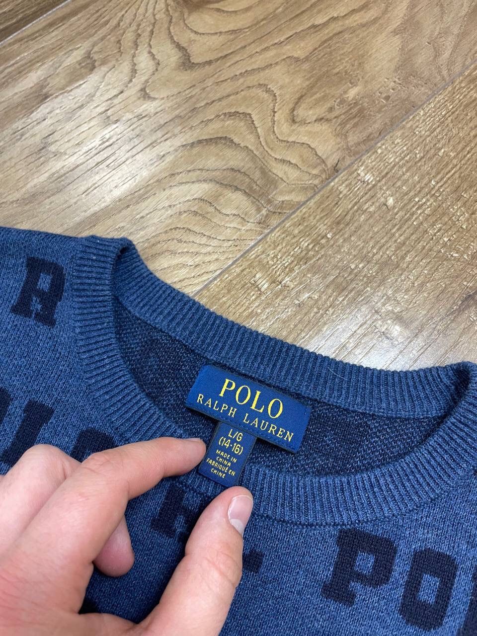 Polo Ralph Lauren Vintage Ralph Lauren Monogram Multilogo Sweater Sweatshirt Size US XS / EU 42 / 0 - 6 Thumbnail
