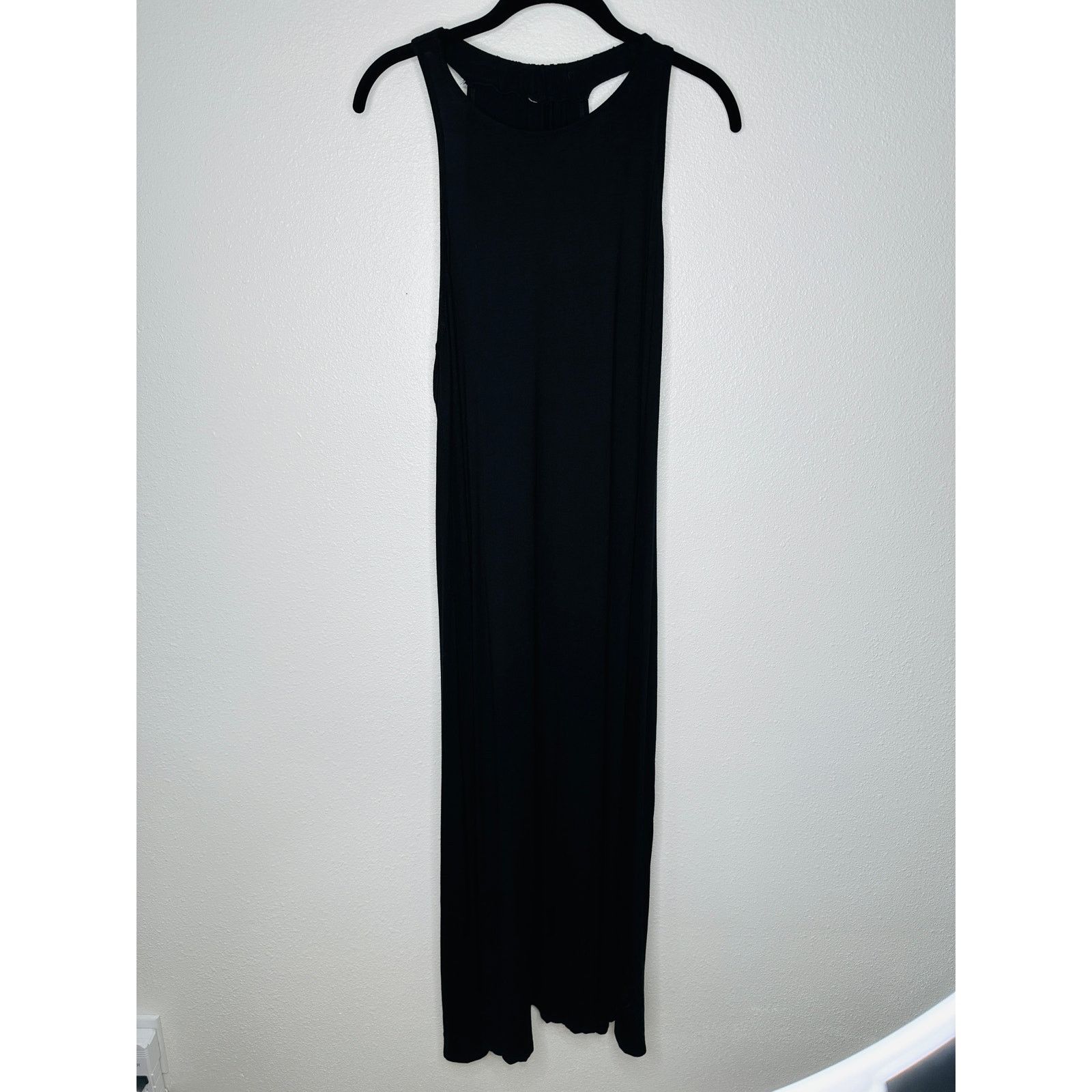 Other Black High Neck Plunging Sides Sleeveless Back Maxi Dress M Size M / US 6-8 / IT 42-44 - 2 Thumbnail