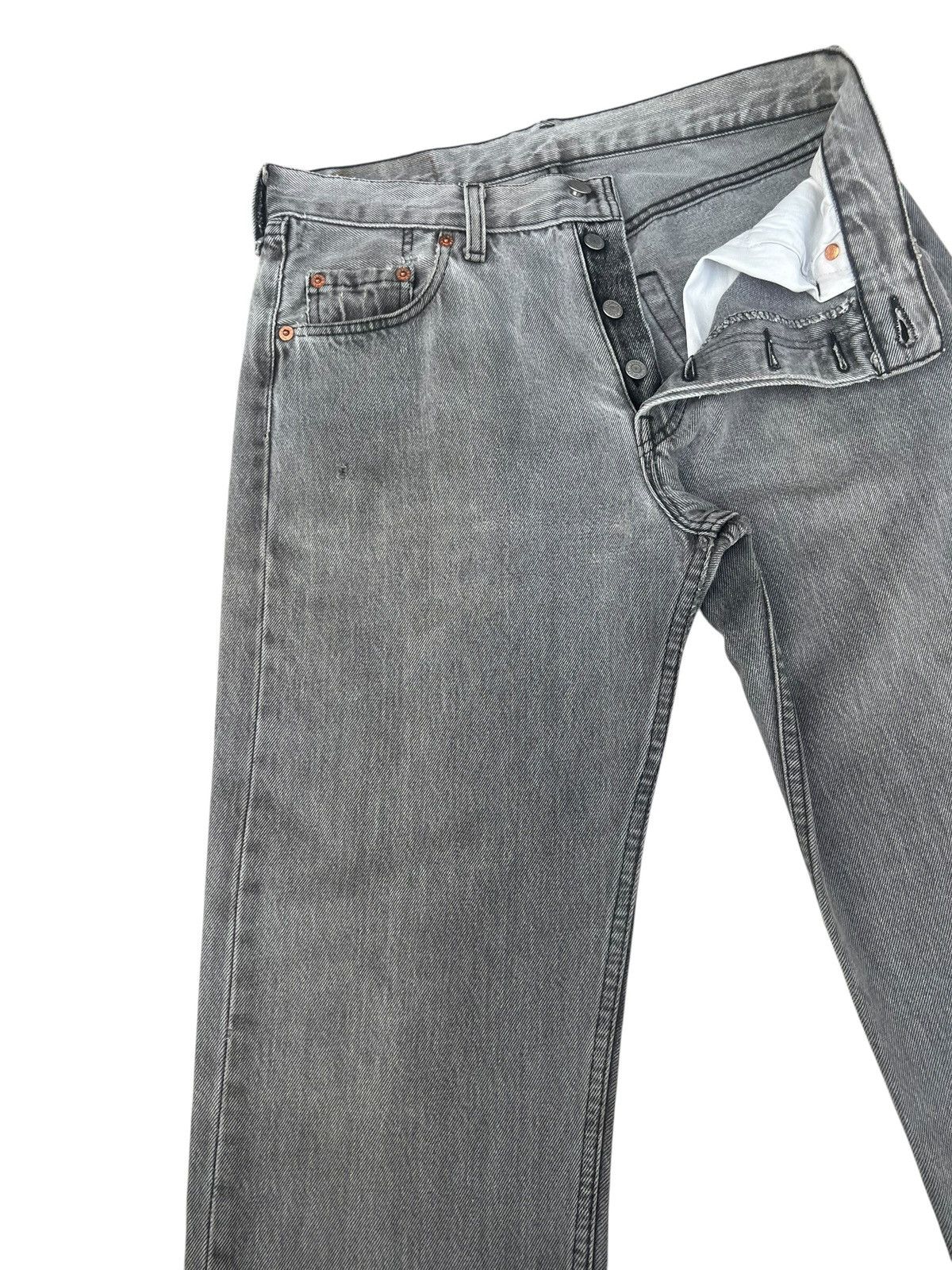 Levi's Vintage 1994 Levi’s 501 Made in Uk Faded Black Denim Jeans Size US 30 / EU 46 - 8 Thumbnail