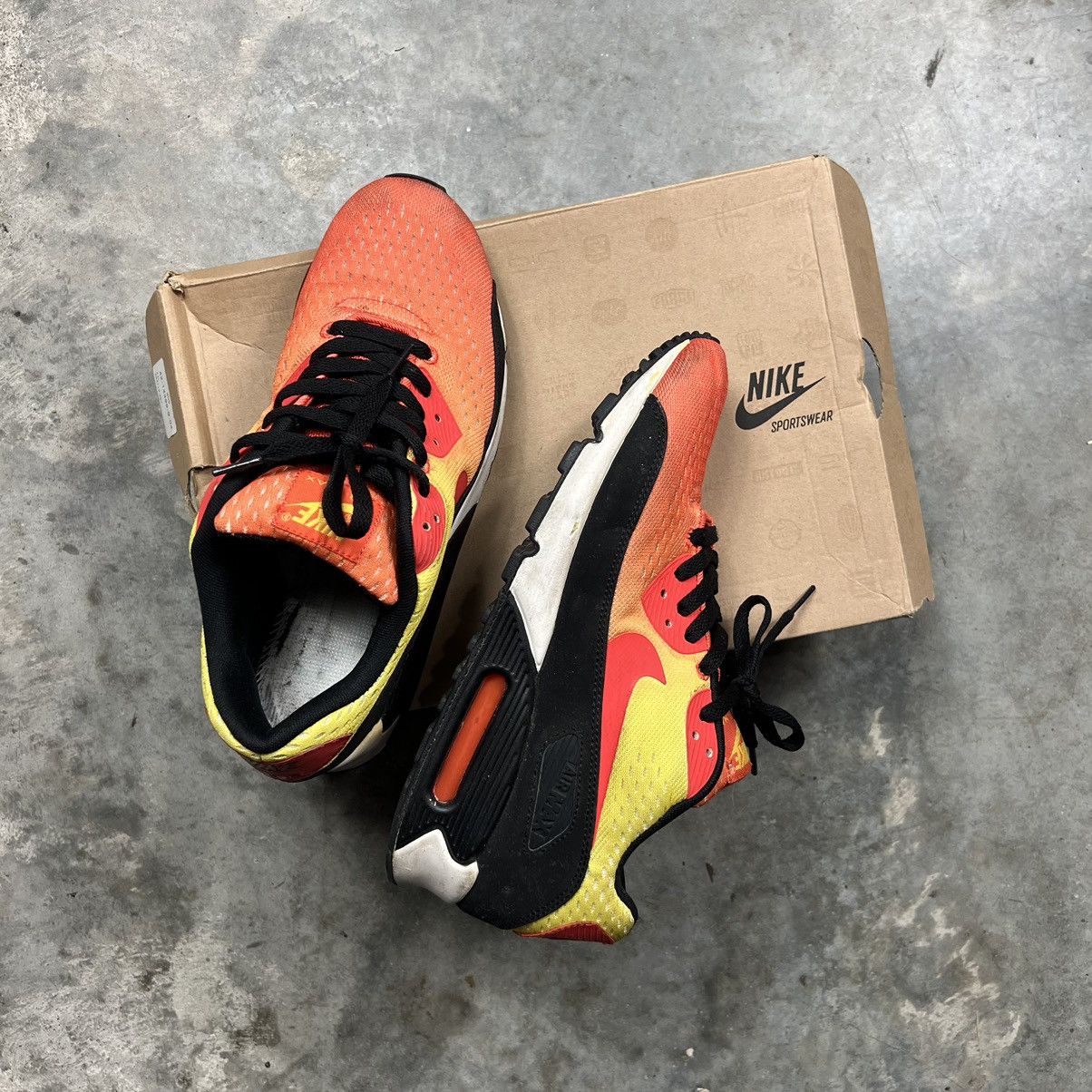 Orange 2012 Nike Air Max Nike Air Max 2012 Womens Size US Running