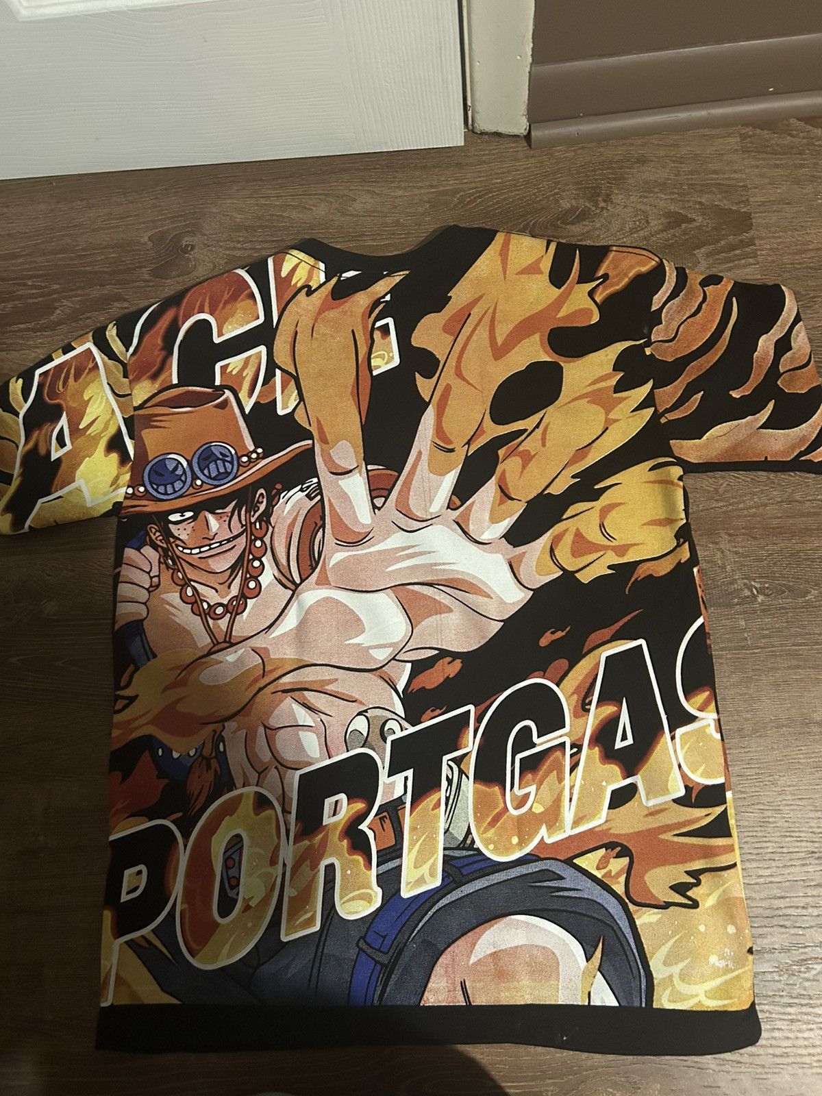 Other Luffy and Ace One piece flame AOP shirt Size US XL / EU 56 / 4 - 4 Thumbnail