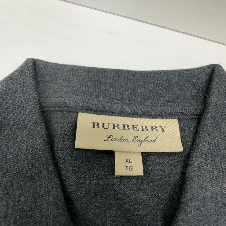 Burberry Burberry Burberry Men's Short Sleeve Polo Shirt in Dark Gr Size US XL / EU 56 / 4 - 9 Thumbnail