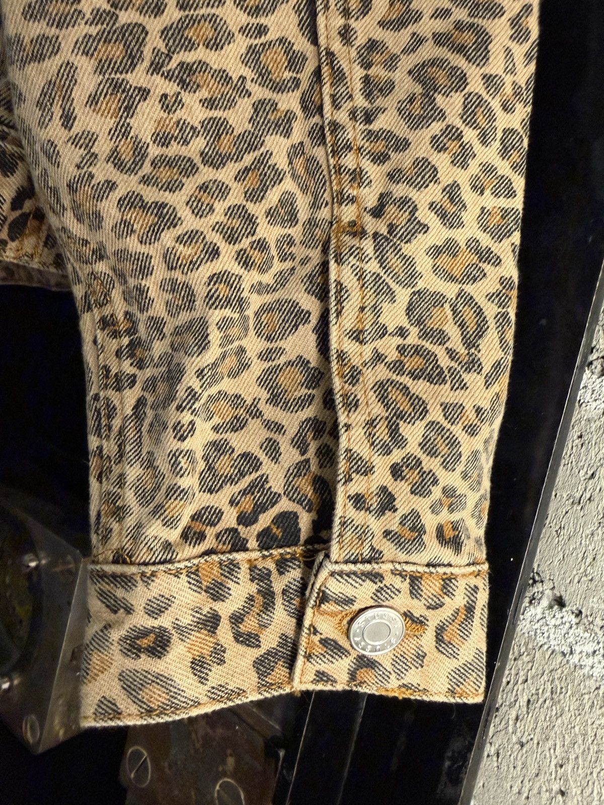 Stussy Stüssy - Leopard Print Denim Trucker Jacket Large SOLD OUT Size US L / EU 52-54 / 3 - 6 Thumbnail
