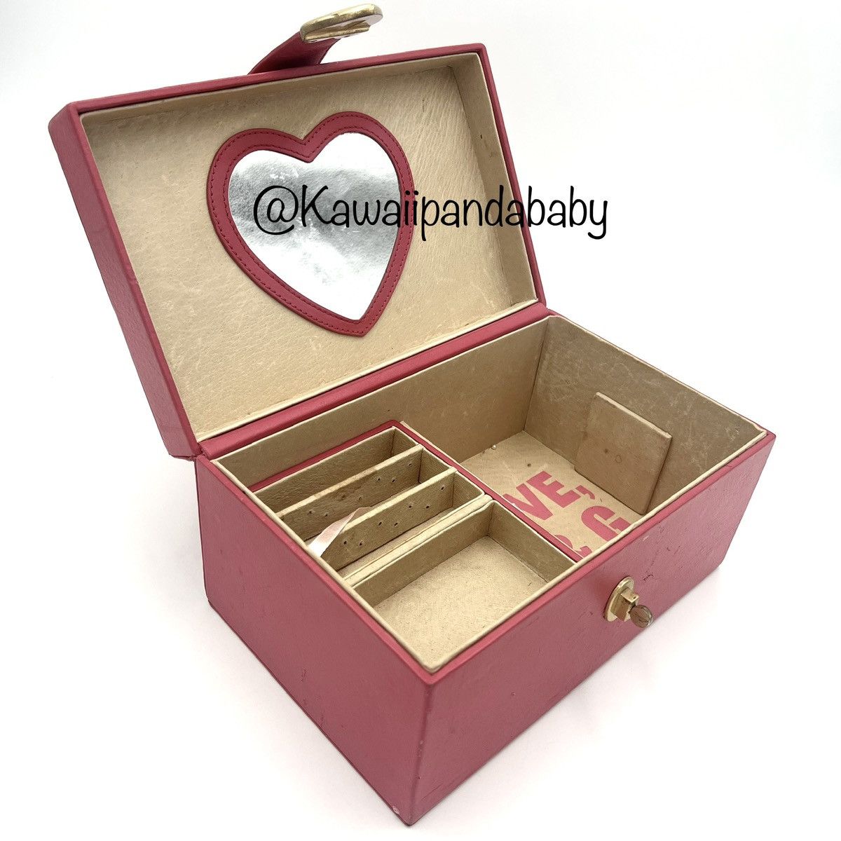 Juicy Couture Y2K Vintage Juicy Couture Hot Pink Leather Jewelry Box