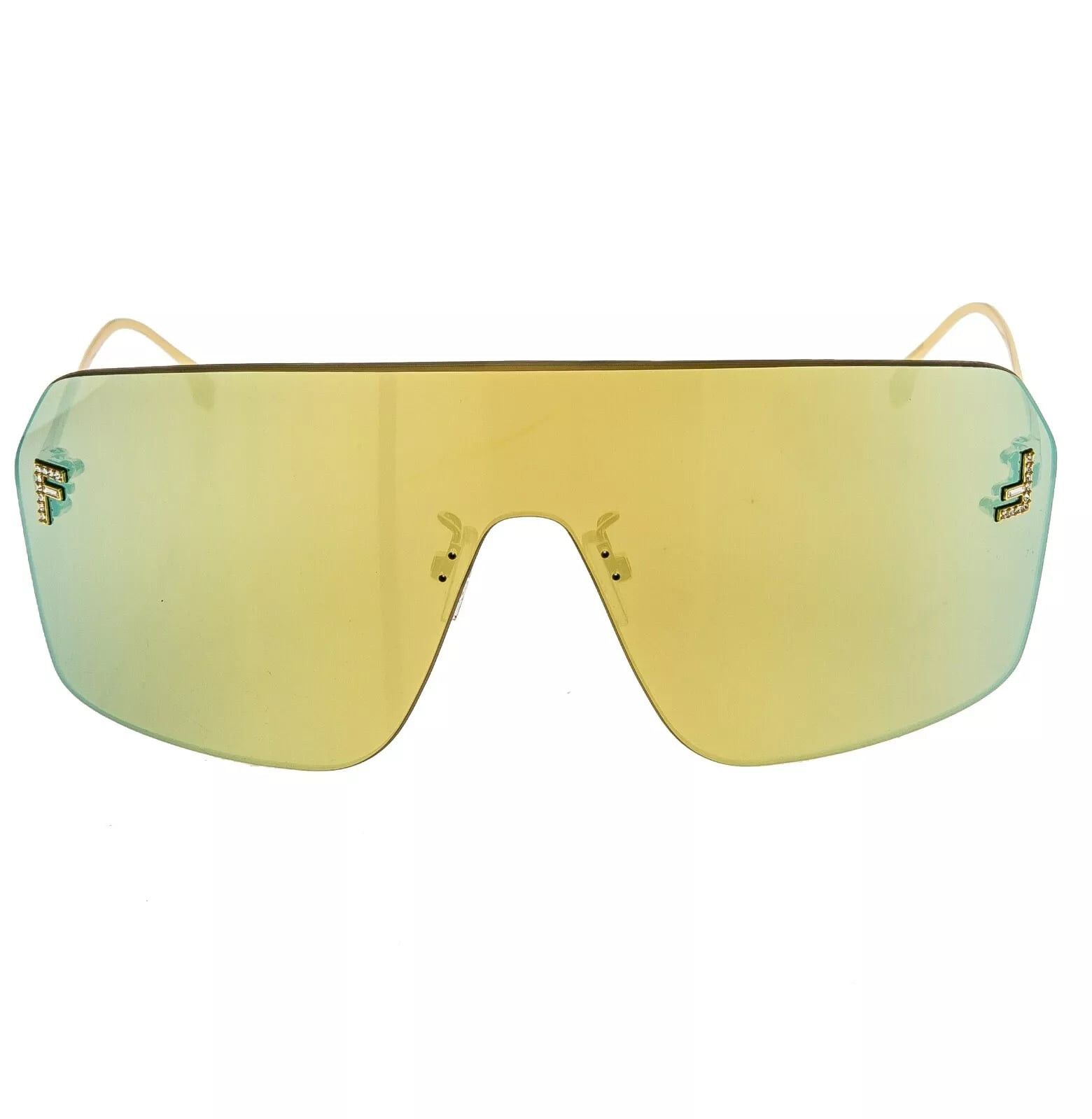 Fendi FENDI FIRST 4121 Gold Mirrored Fashion Sunglasses FE4121US Size ONE SIZE - 3 Thumbnail