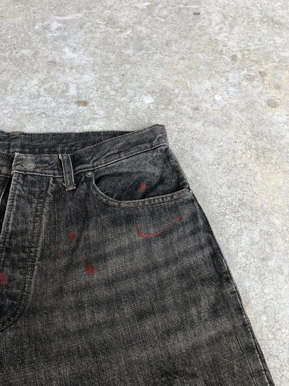 PPFM PPFM Punk Style Distressed Jeans Size US 32 / EU 48 - 15 Thumbnail