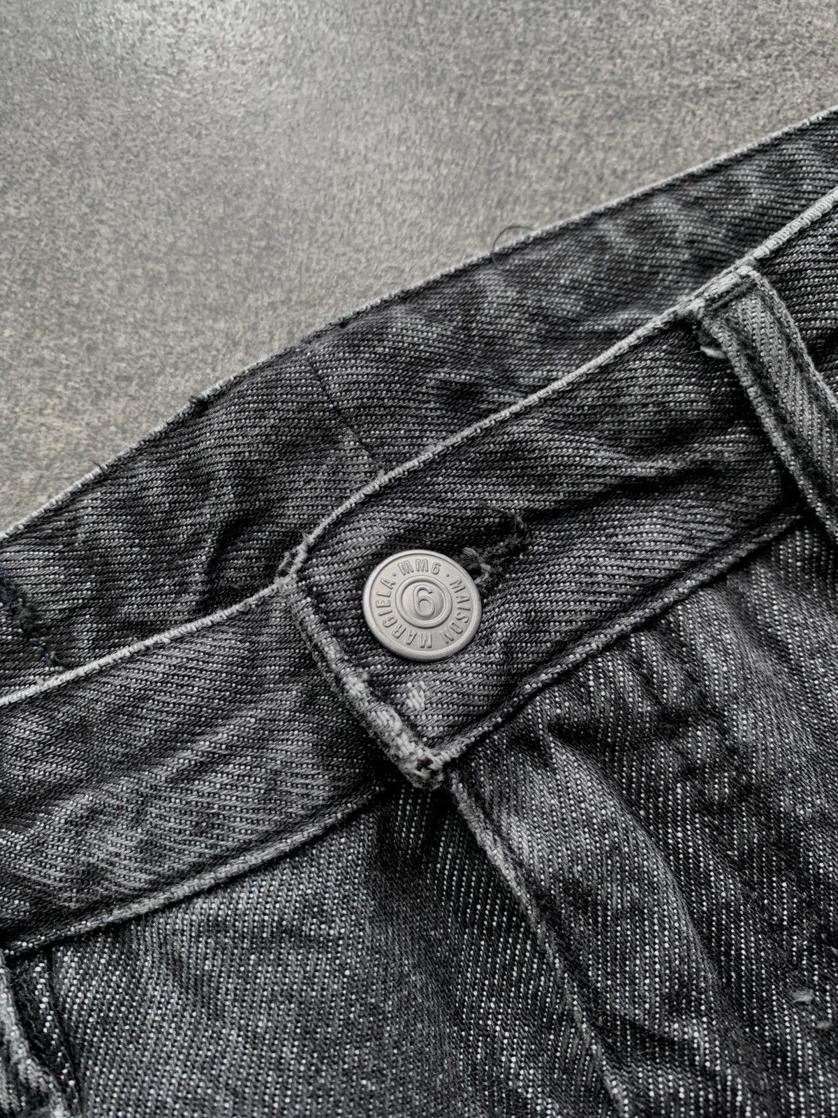 Maison Margiela FREE TAX! MM6 Paneled Wash Denim Jeans Size US 28 / EU 44 - 6 Thumbnail