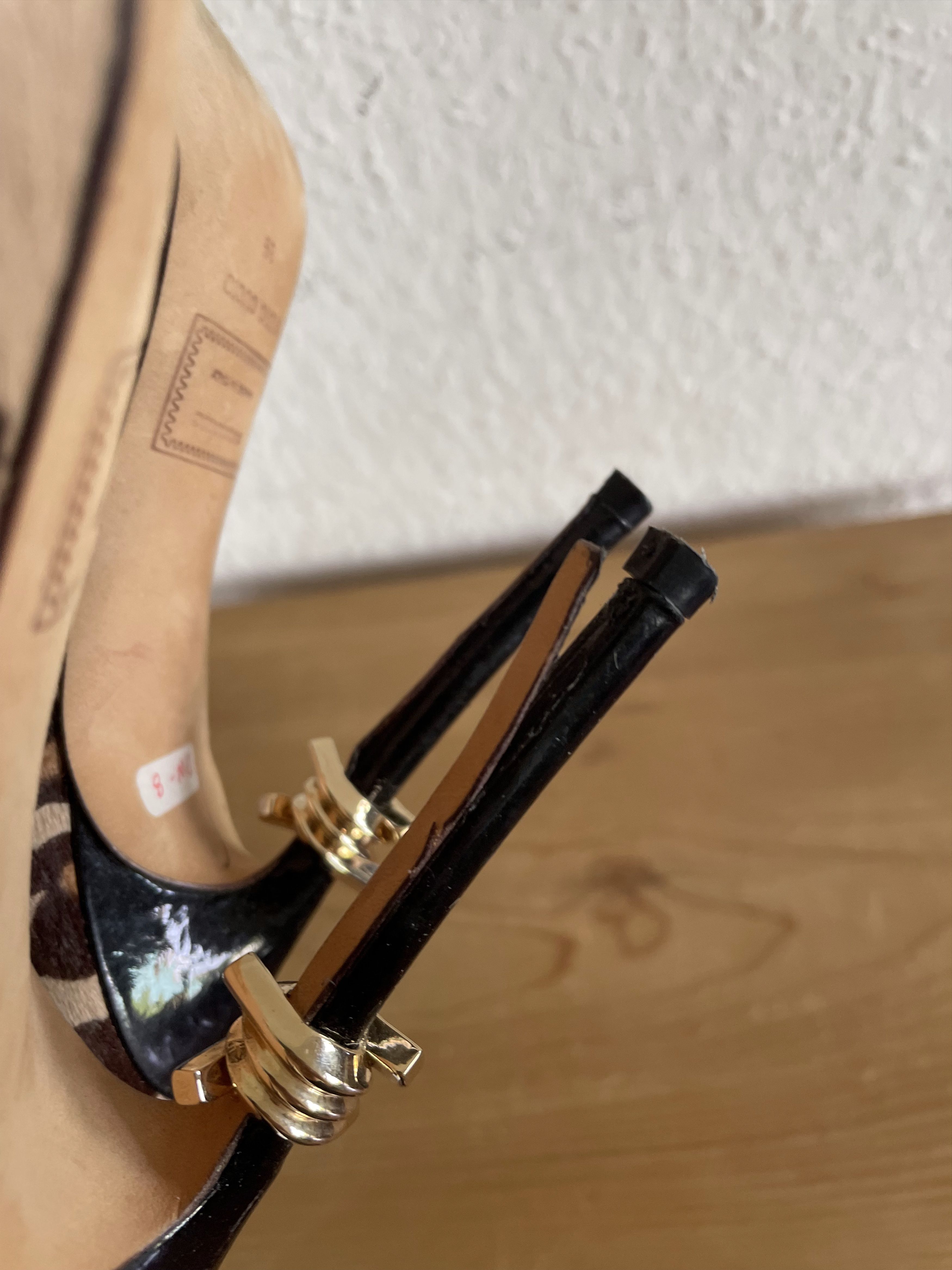 Dsquared2 Leopard Pony Hair Heels Brown Size US 6.5 / IT 36.5 - 8 Thumbnail