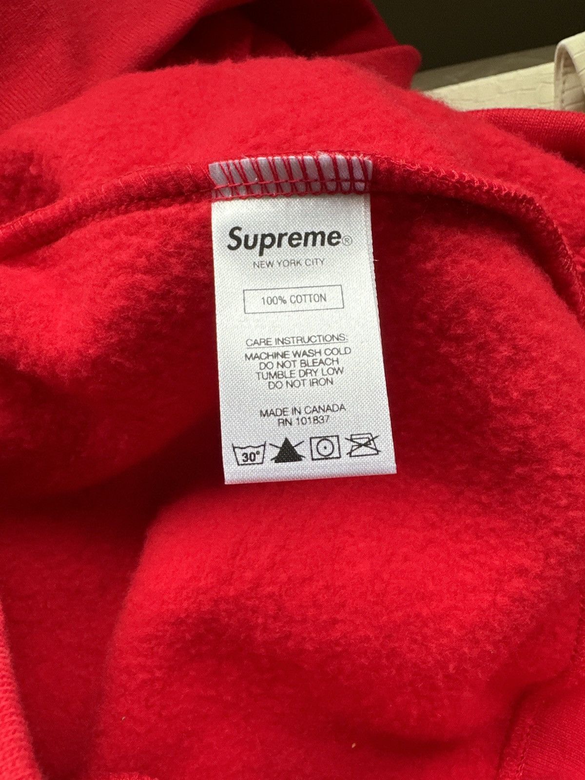 Supreme Supreme Corner Label Hooded Sweatshirt Size US M / EU 48-50 / 2 - 4 Thumbnail