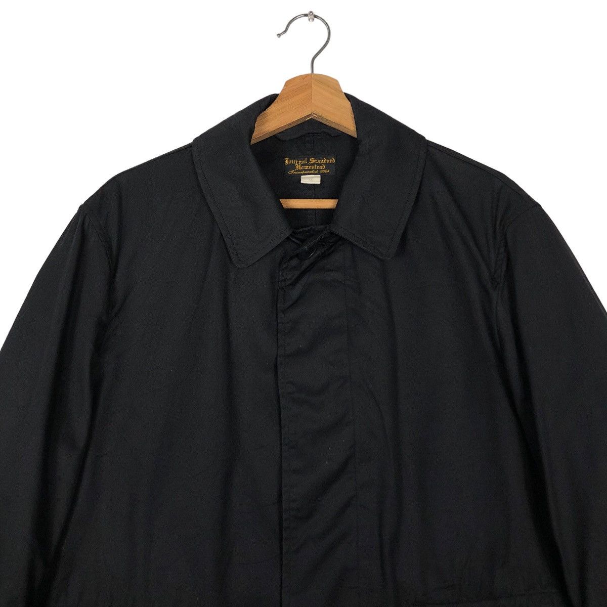 Issey Miyake 🔥Rich Black - Fly Coats Long Jacket Journal Standard Japan Size US M / EU 48-50 / 2 - 3 Thumbnail