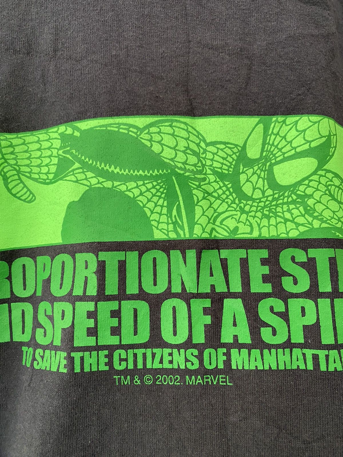 Anime 🔥Vintage 2002 Spiderman promo tee Size US XS / EU 42 / 0 - 5 Thumbnail