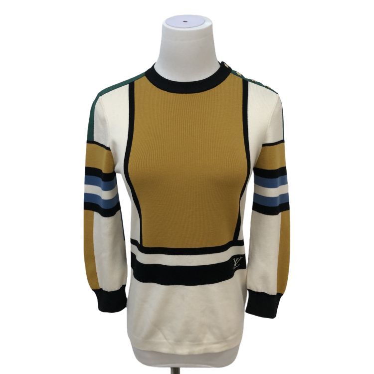 Louis Vuitton Louis Vuitton Colorblock Knit Sweater Size S Size S / US 4 / IT 40 - 1 Thumbnail