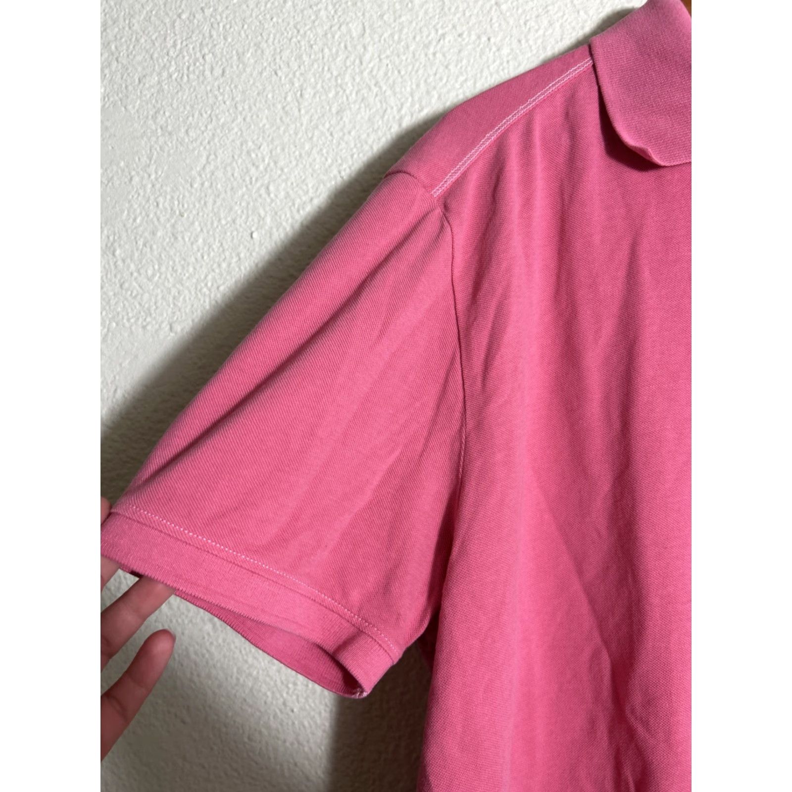 Tommy Bahama Tommy Bahama Polo Shirt Mens XL Short Sleeve Salmon Pink Cotton Stains Size US XL / EU 56 / 4 - 2 Thumbnail