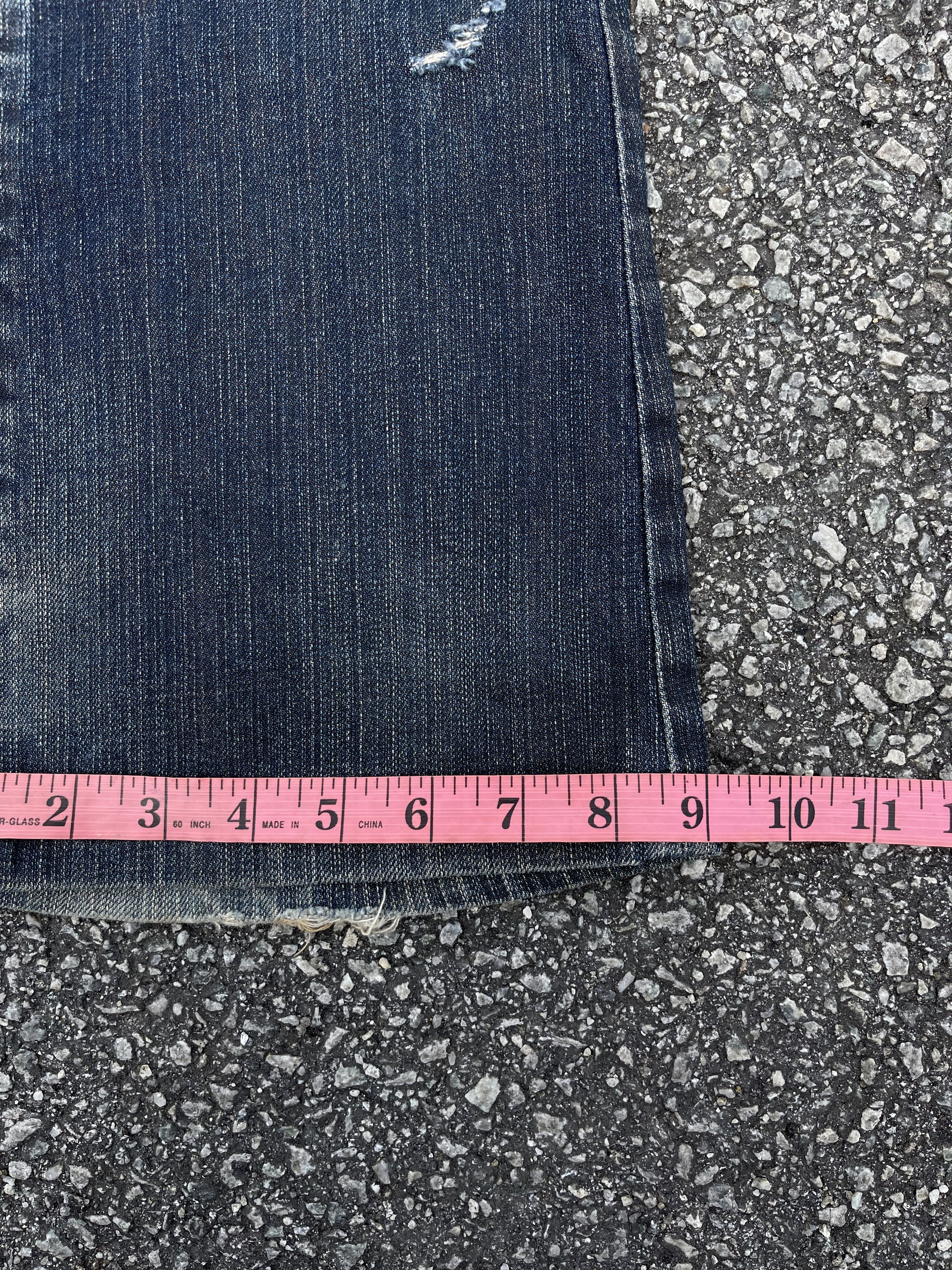 Beauty Beast × If Six Was Nine × Tornado Mart Tornado Mart Knee Ripped Super Flare Jeans Size US 32 / EU 48 - 13 Thumbnail
