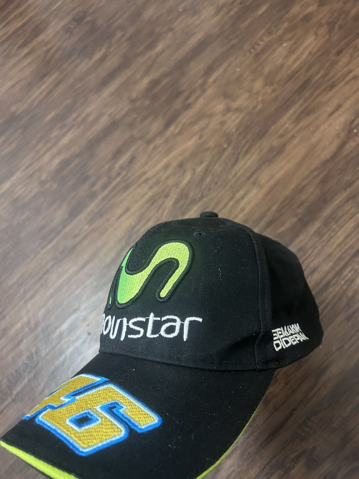 Vintage × Yamaha Valentino Rossi racing motor cross Yamaha hat y2k Size ONE SIZE - 3 Thumbnail