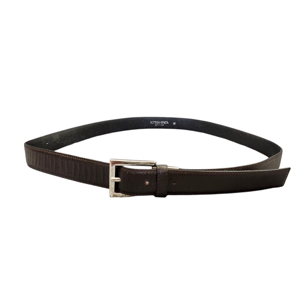 Bottega Veneta Bottega Veneta Brown Leather Unisex Leather Belt Size M Size ONE SIZE - 3 Thumbnail