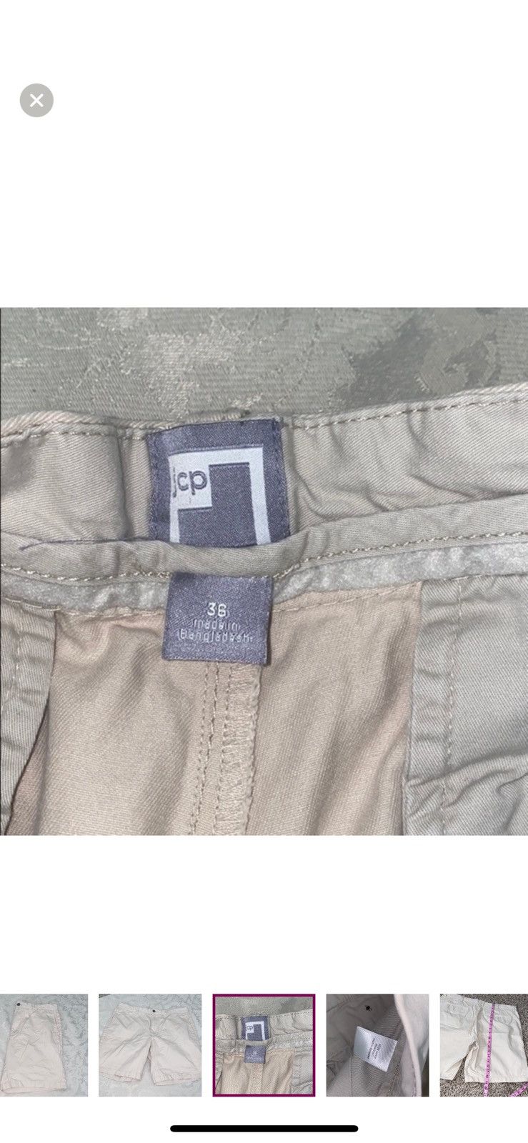 JCPenney JC Penney khaki shorts size 36 Size US 36 / EU 52 - 2 Thumbnail