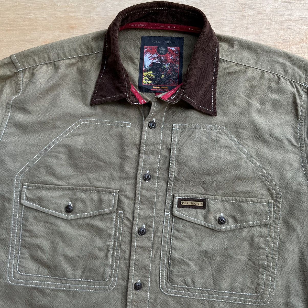 Japanese Brand FULL HOUSE UTILITY GLOBAL TRAVEL MOMIJI COLLECTION VINTAGE Size US L / EU 52-54 / 3 - 2 Thumbnail
