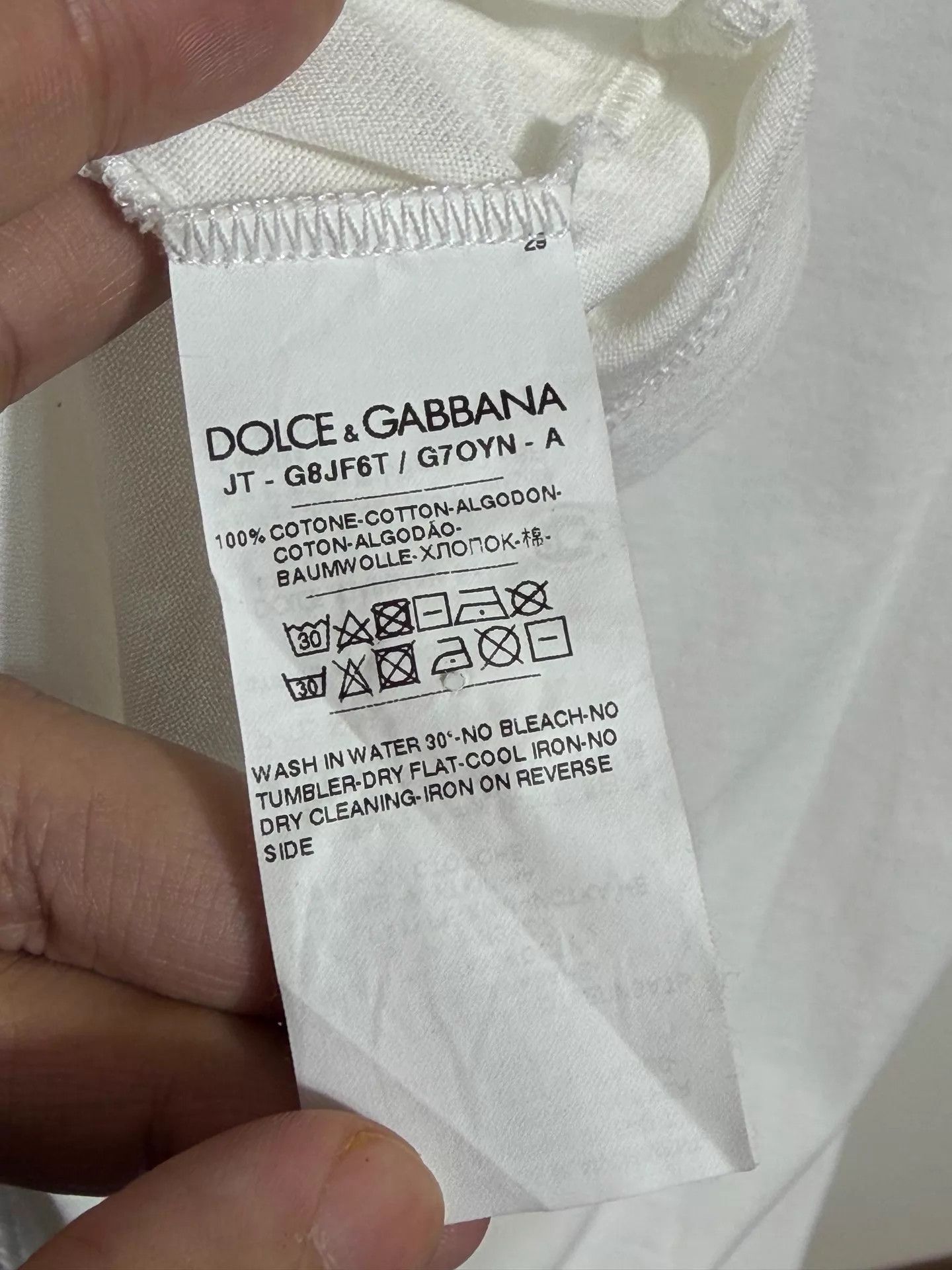 Dolce & Gabbana Dolce & Gabbana Short Sleeve T-Shirt 46 Size US S / EU 44-46 / 1 - 5 Thumbnail
