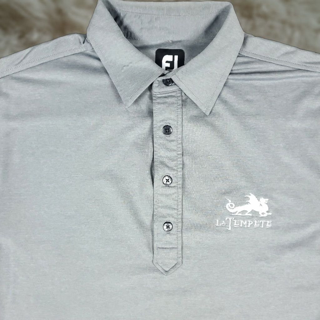 Footjoy FootJoy FJ Golf Polo Shirt Gray Solid Short Sleeve Mens Large Size L Shirt Polo Short Sleeve Gray FootJoy FJ Golf Polo Shirt Mens Large Size US L / EU 52-54 / 3 - 1 Thumbnail