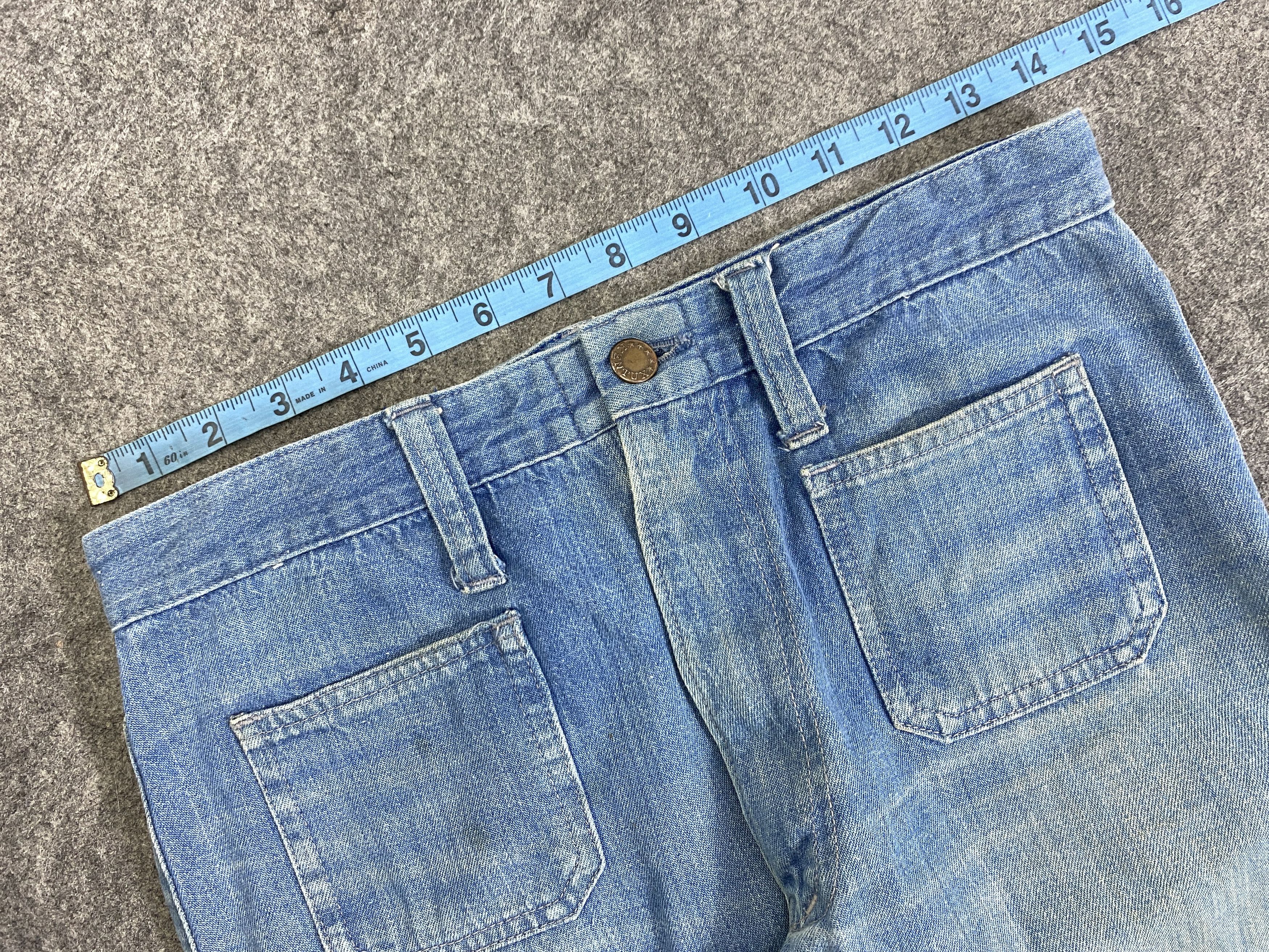 Hysteric Glamour Faded Blue Vintage Bell Bottom Flare 29x26.5 Denim - JN3262 Size US 29 - 5 Thumbnail